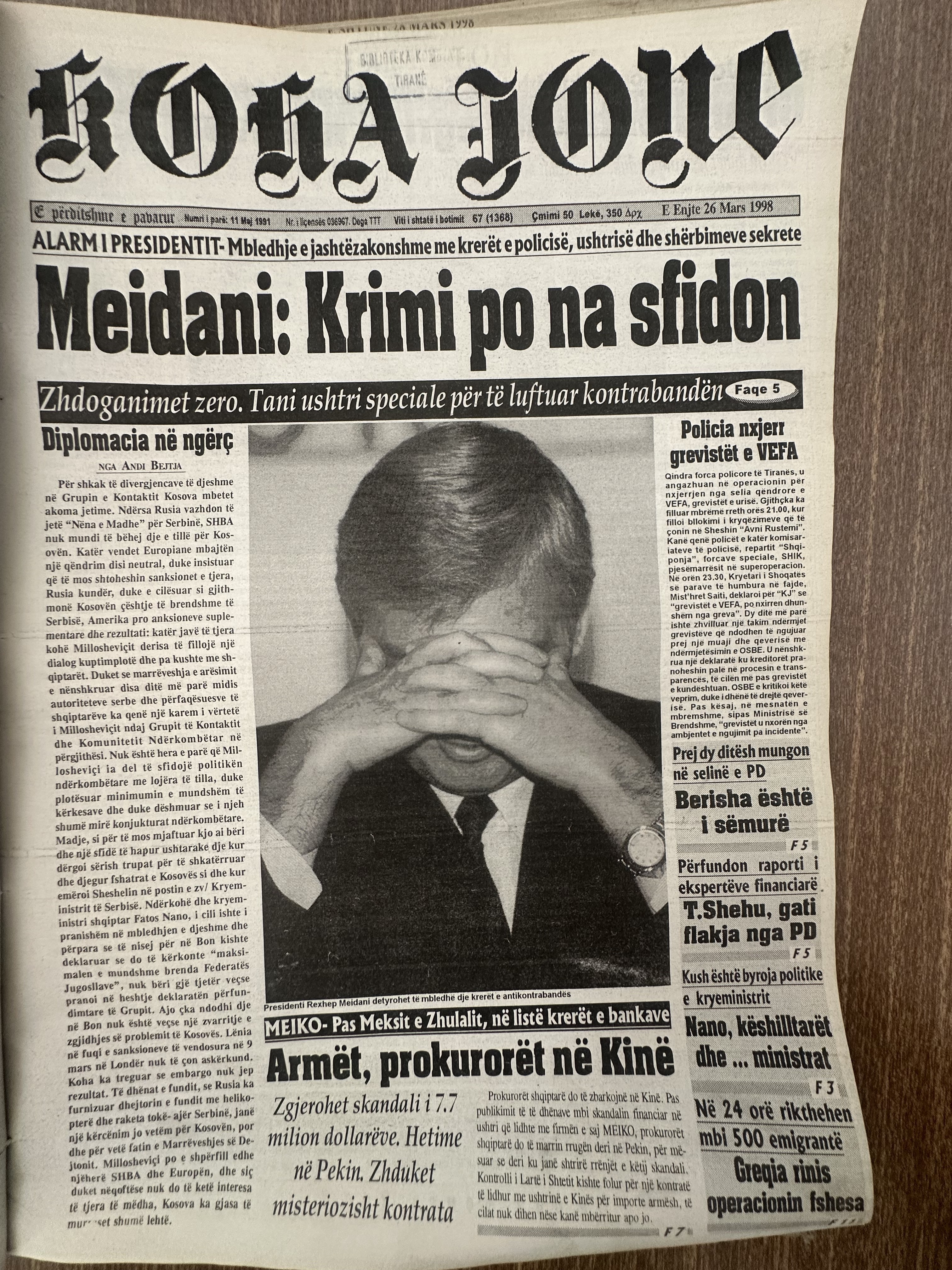 Koha Jonë 1998-03-26