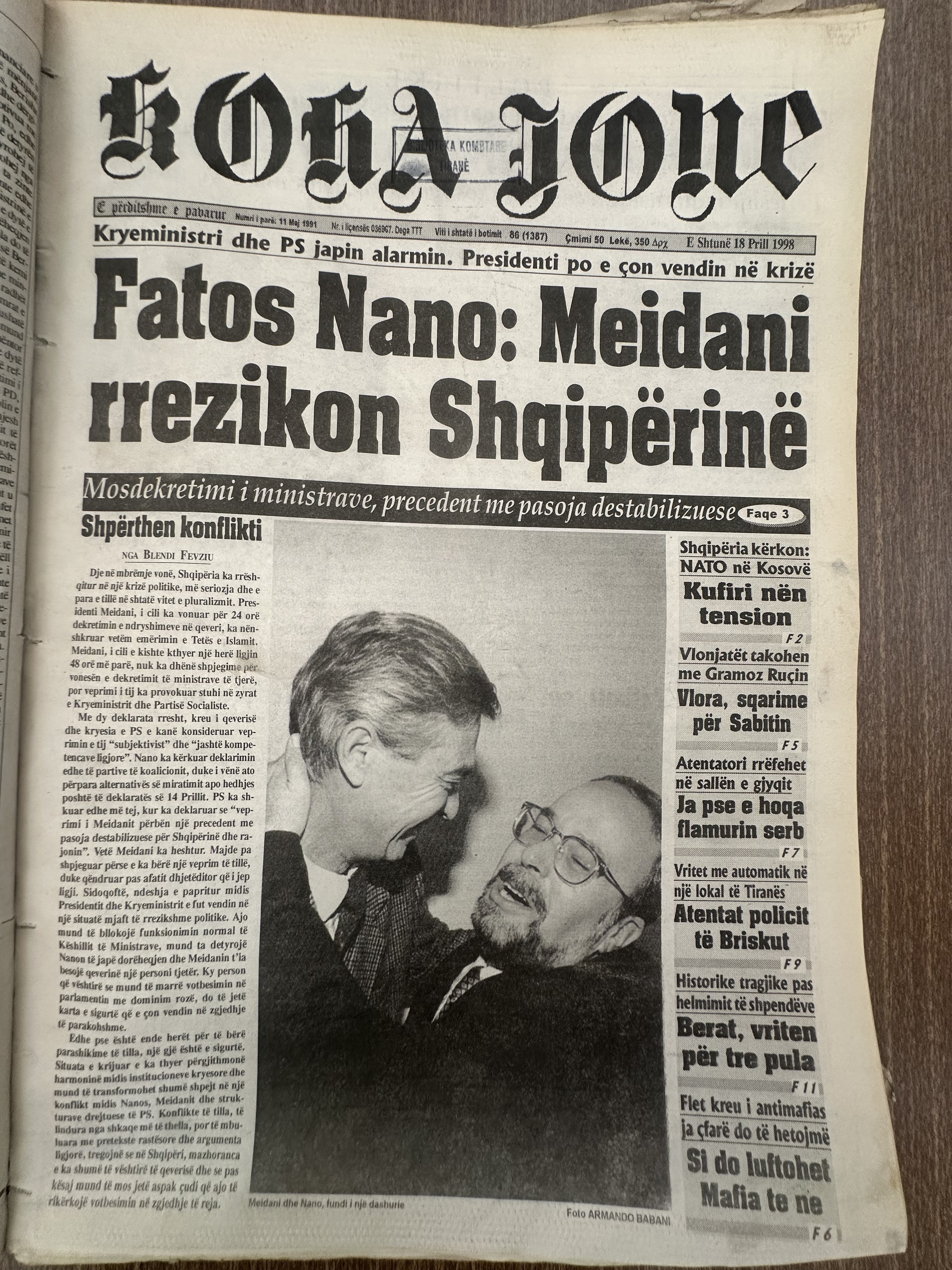 Koha Jonë 1998-04-18