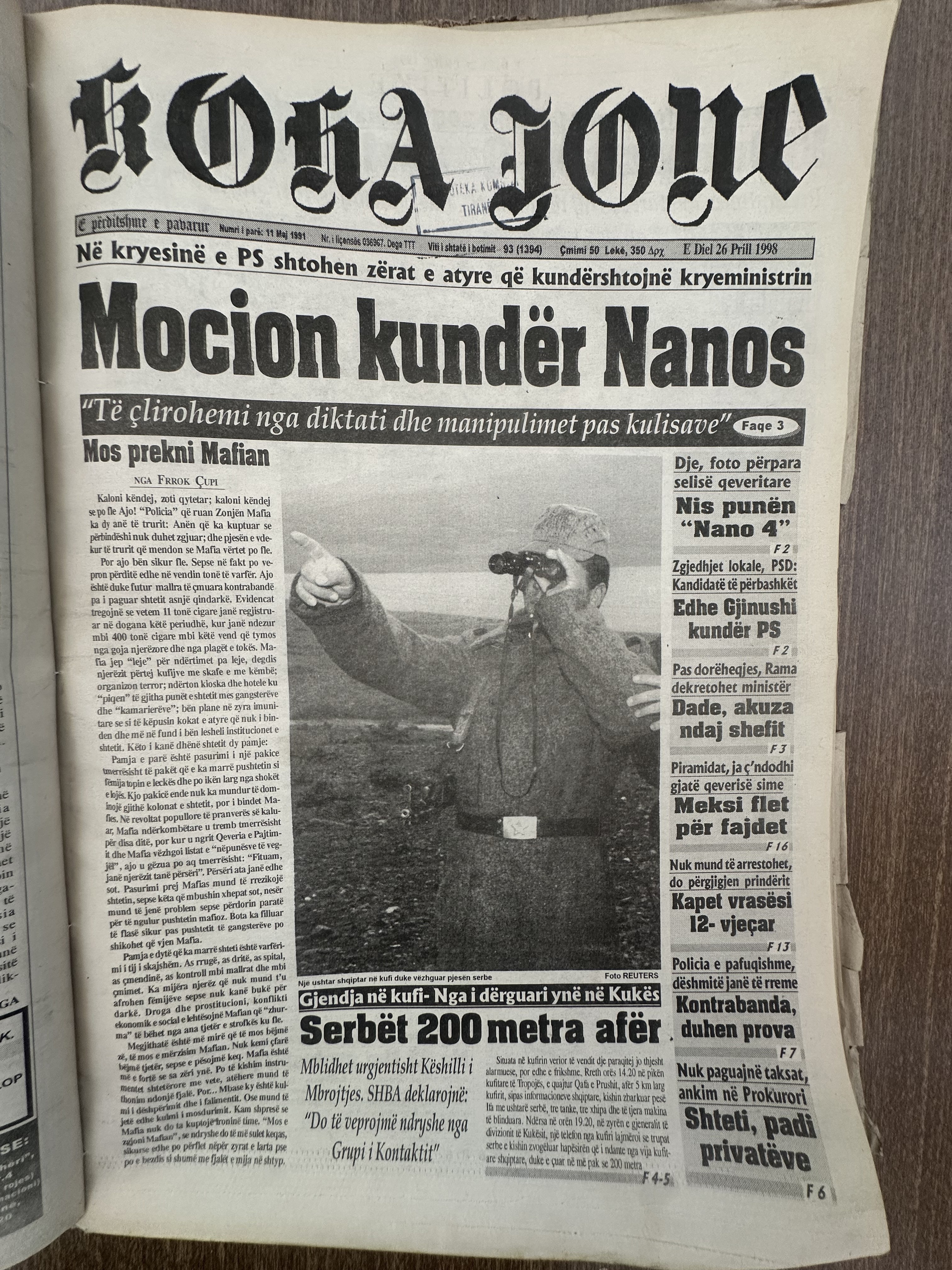 Koha Jonë 1998-04-26