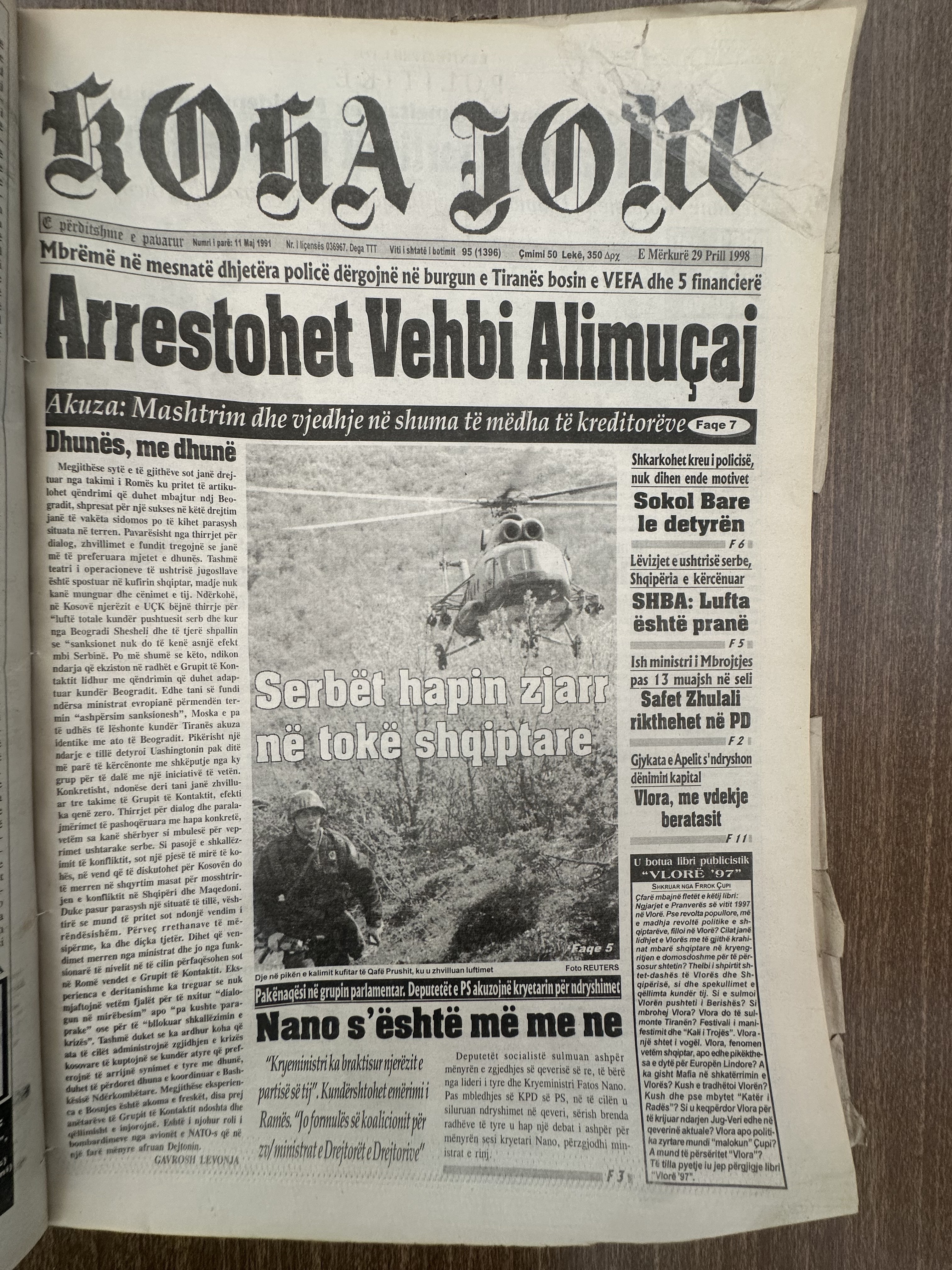 Koha Jonë 1998-04-29