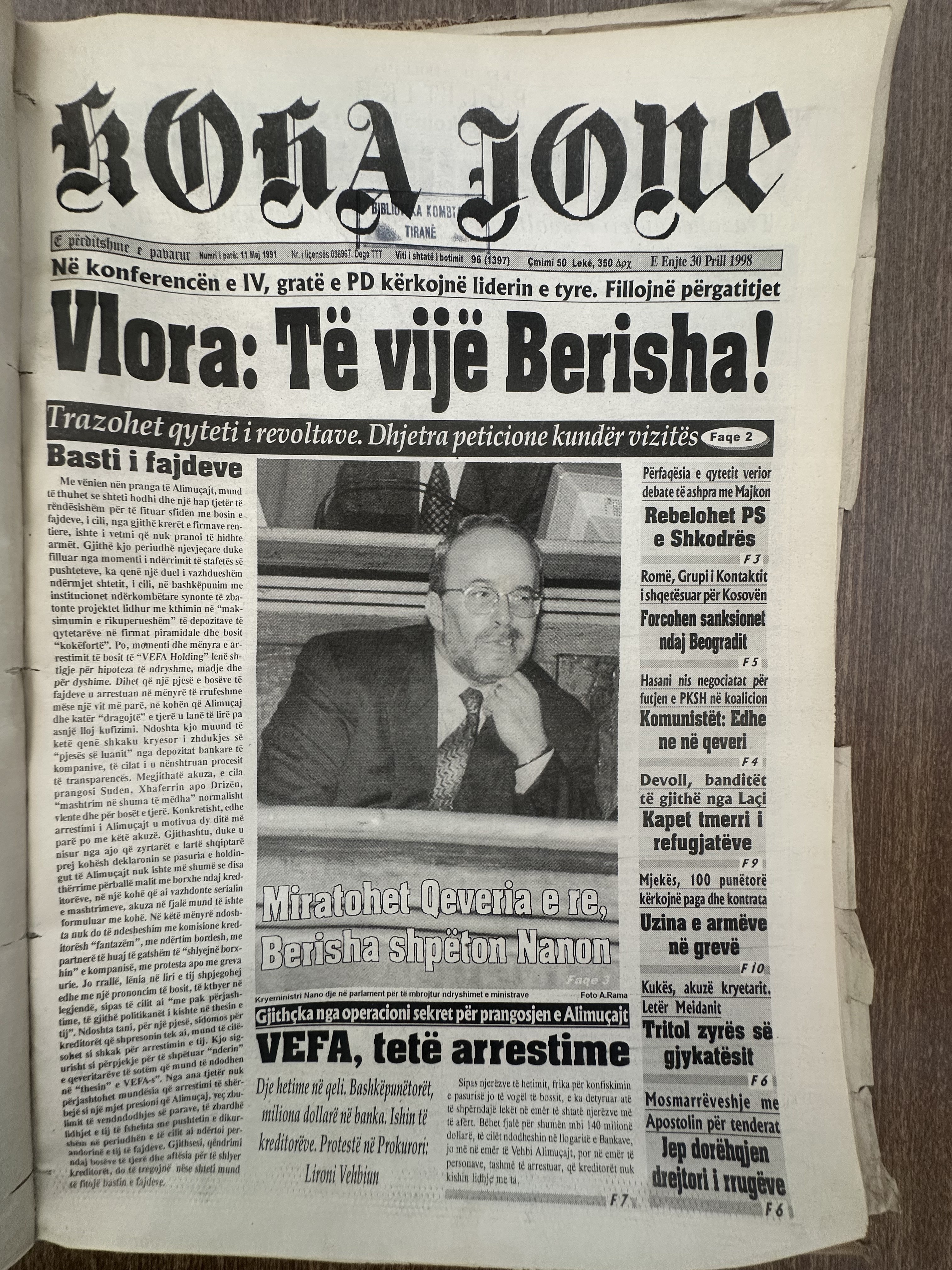 Koha Jonë 1998-04-30