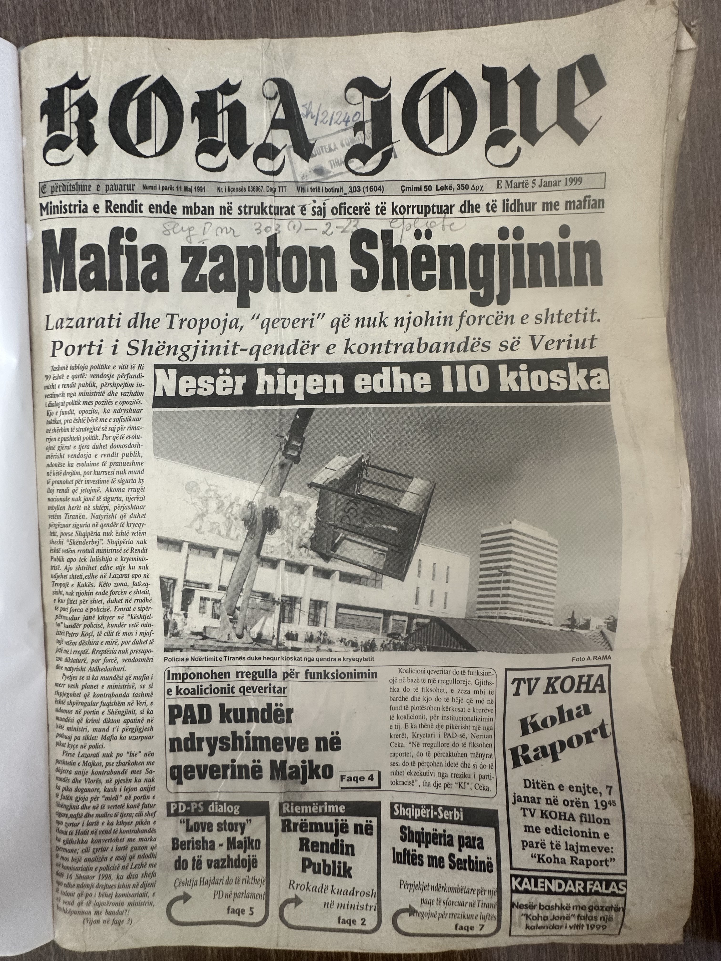 Koha Jonë 1999-01-05