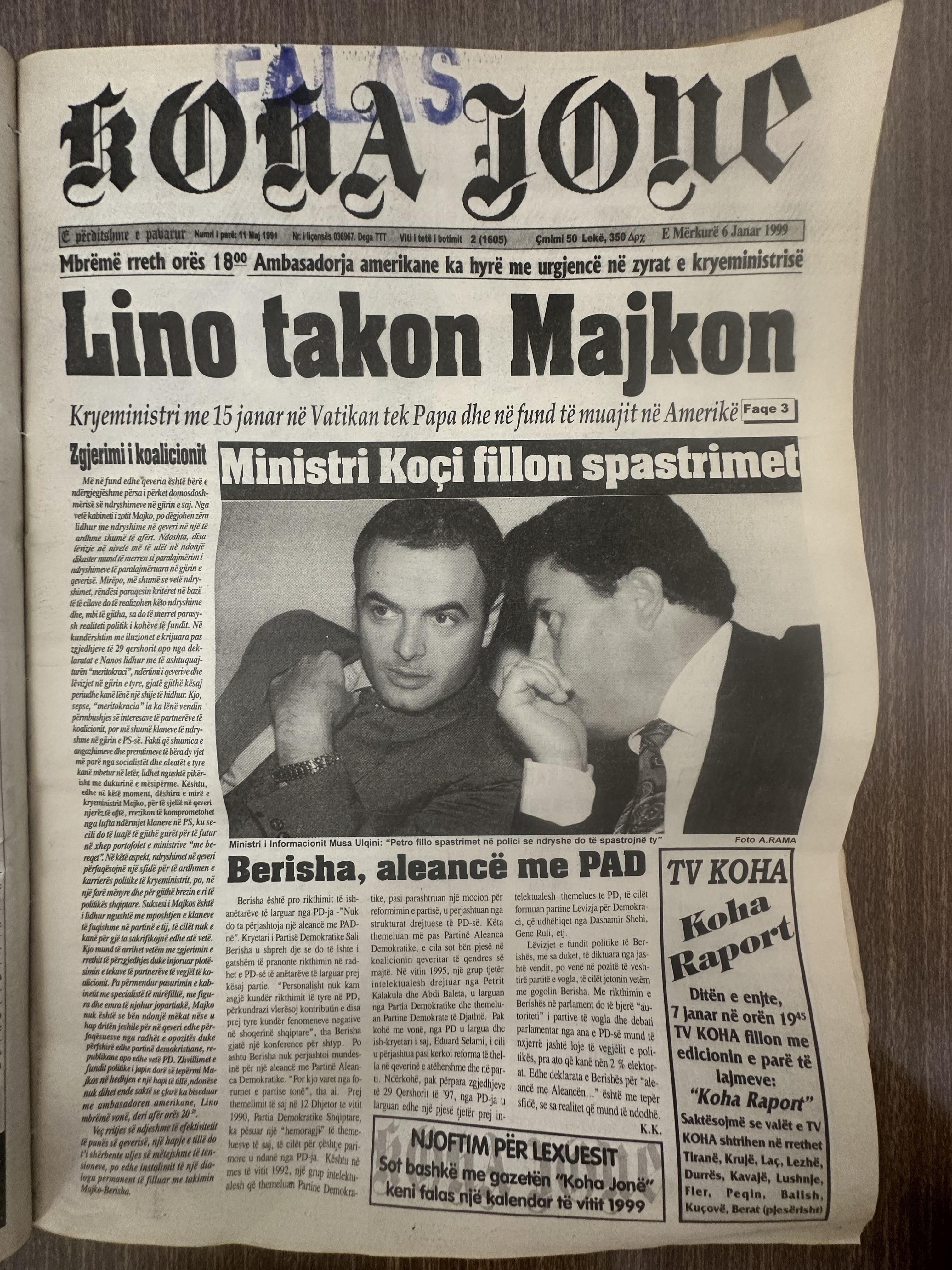 Koha Jonë 1999-01-06