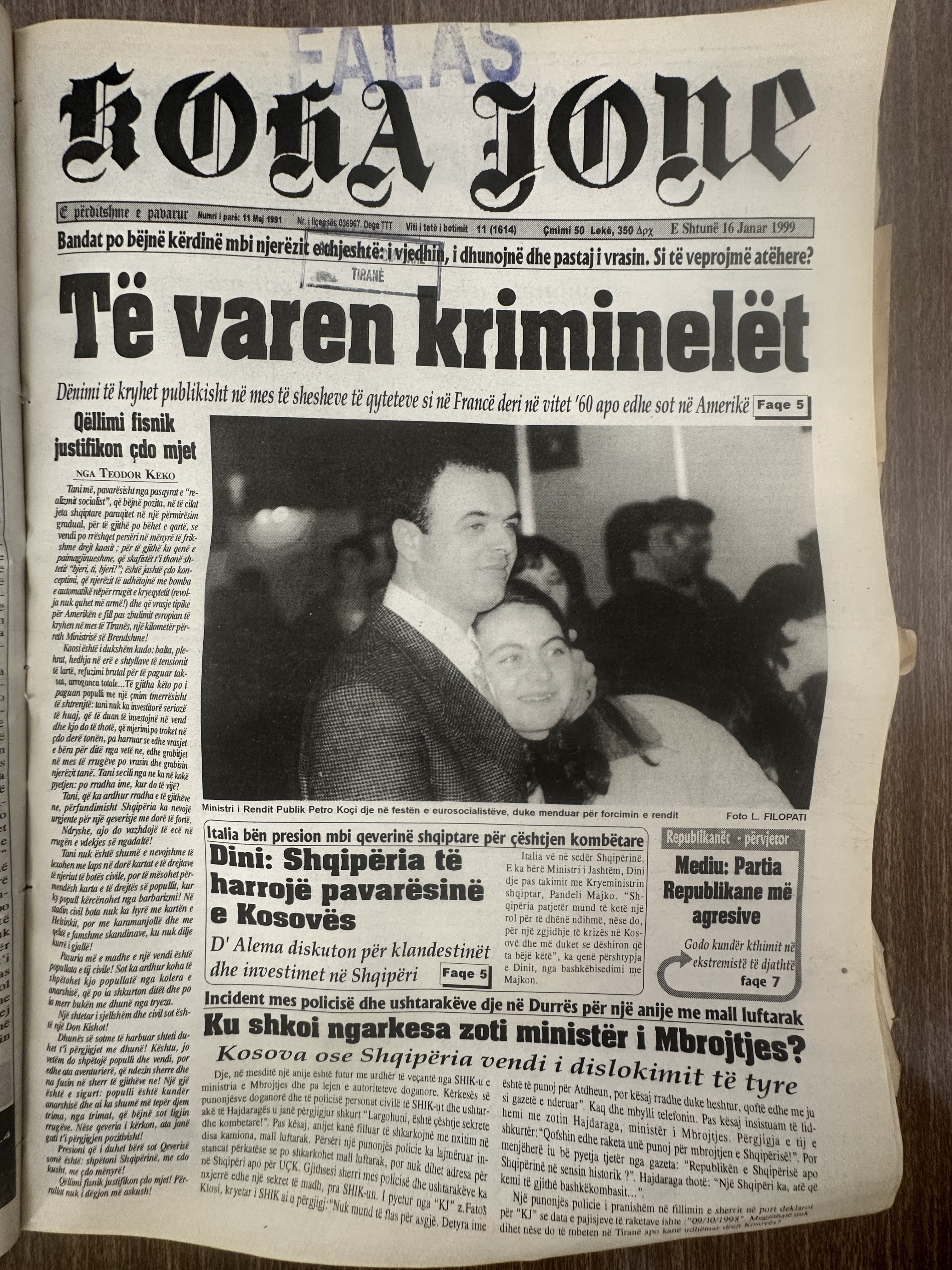 Koha Jonë 1999-01-16