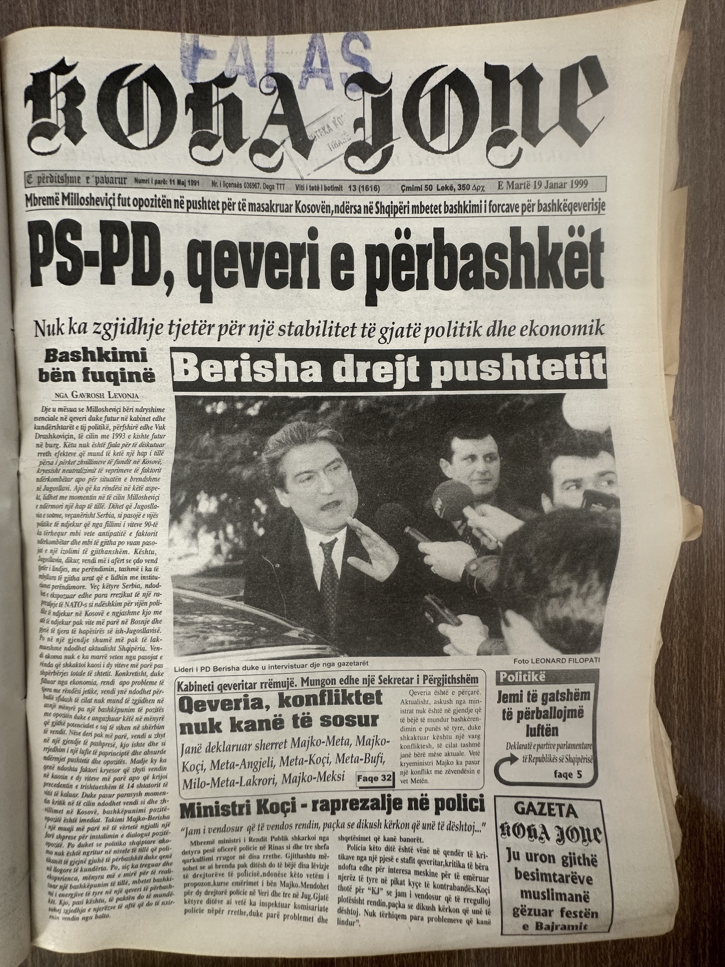 Koha Jonë 1999-01-19