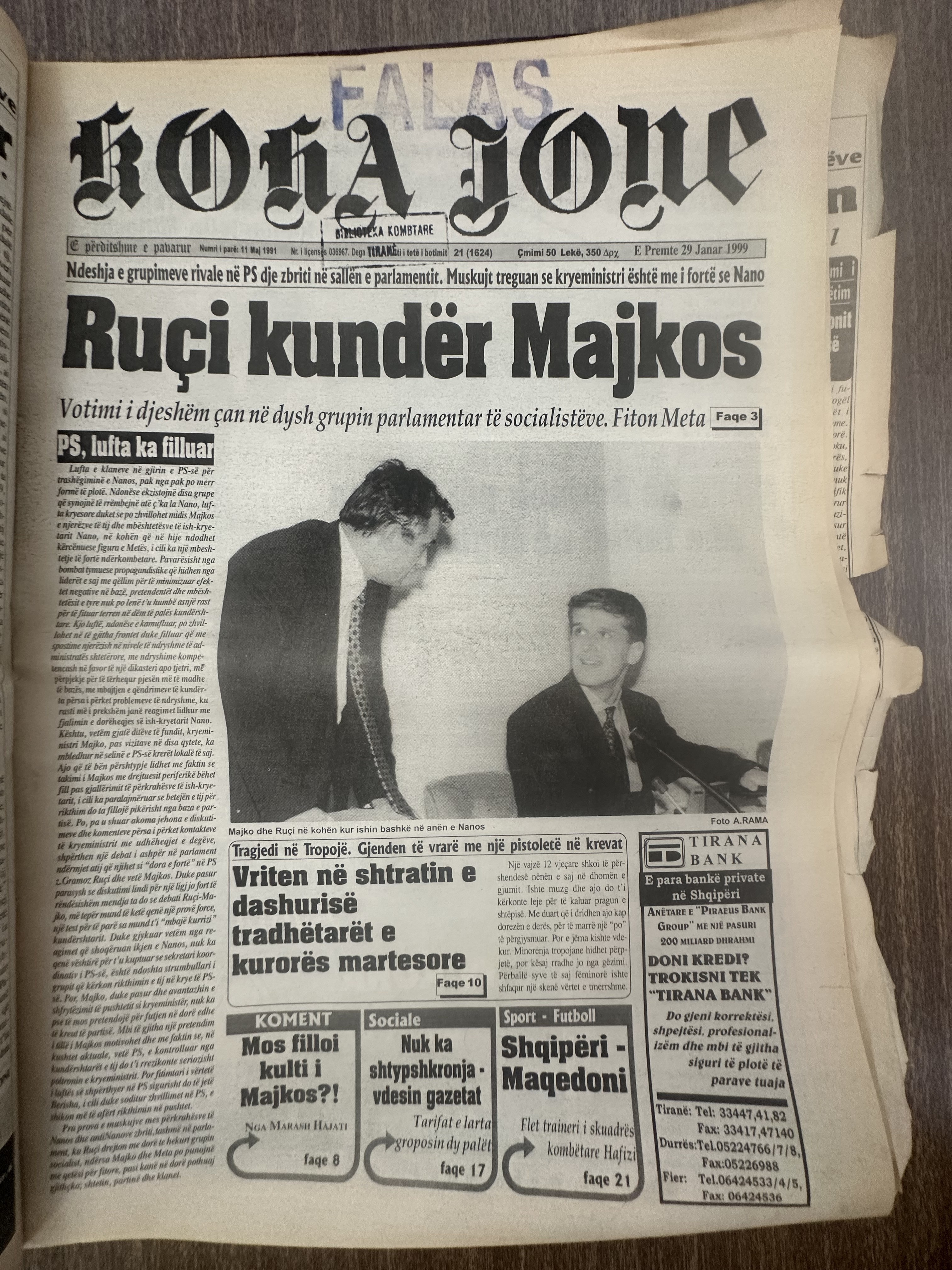 Koha Jonë 1999-01-29