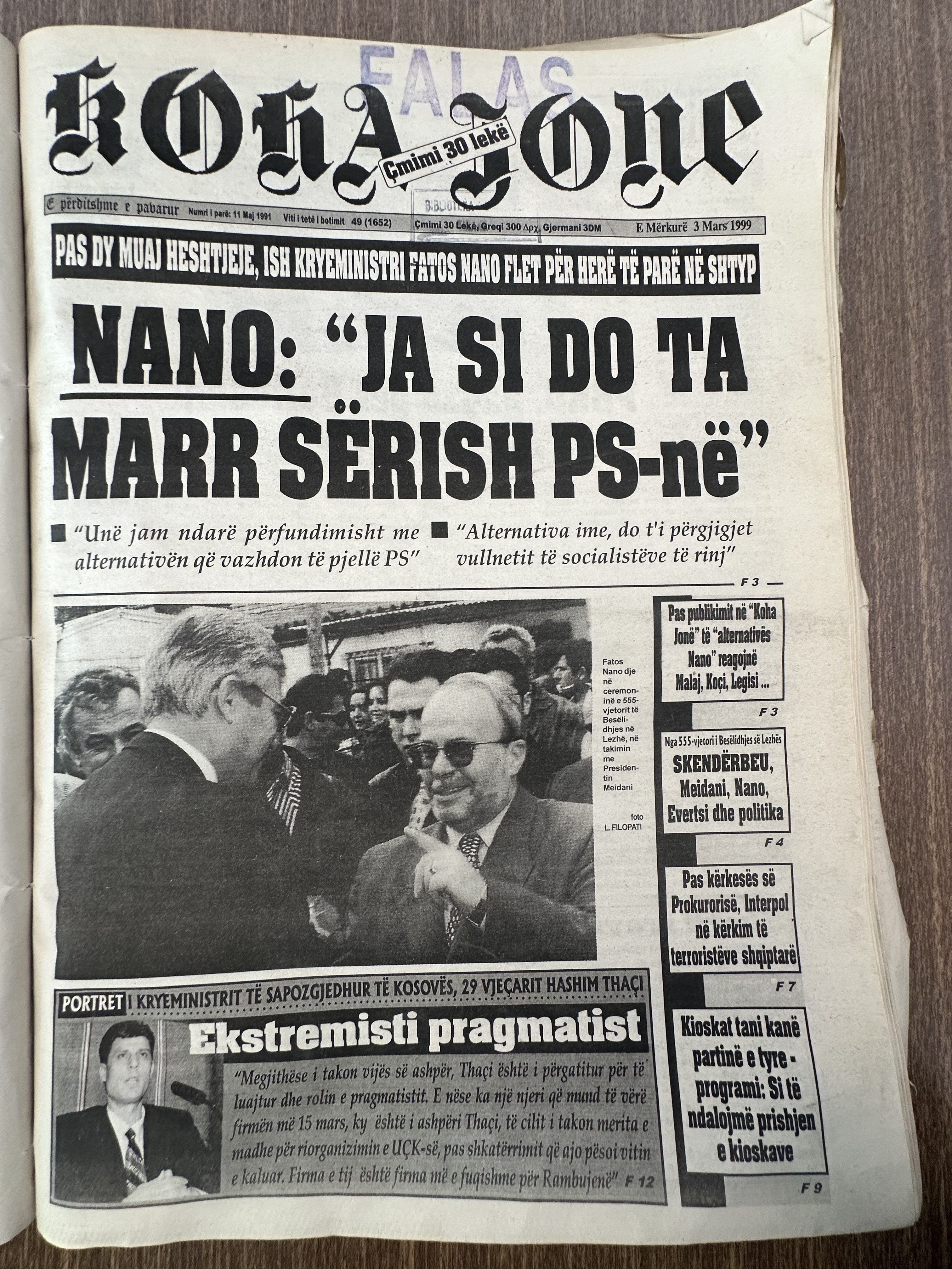 Koha Jonë 1999-03-03
