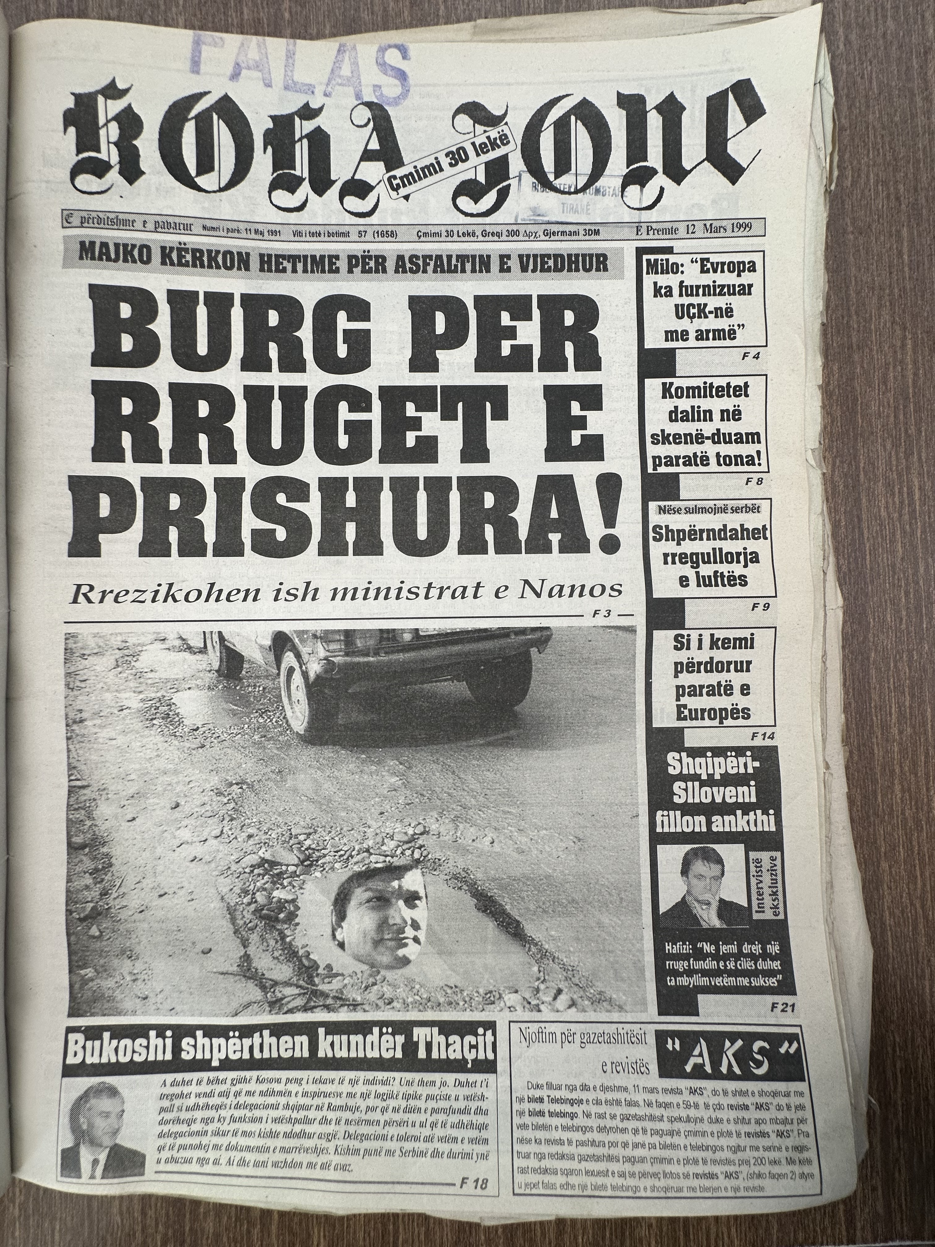 Koha Jonë 1999-03-12