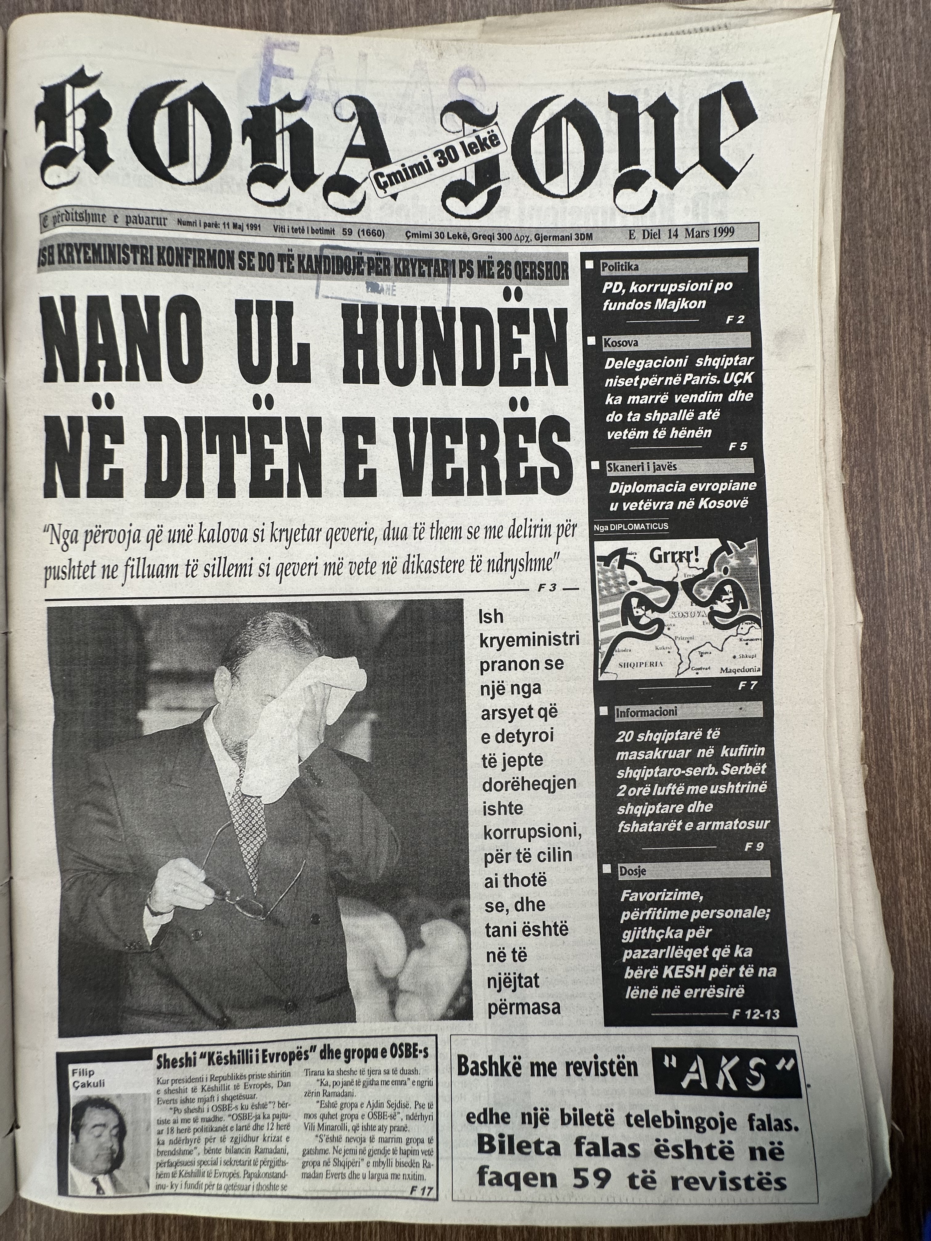 Koha Jonë 1999-03-14