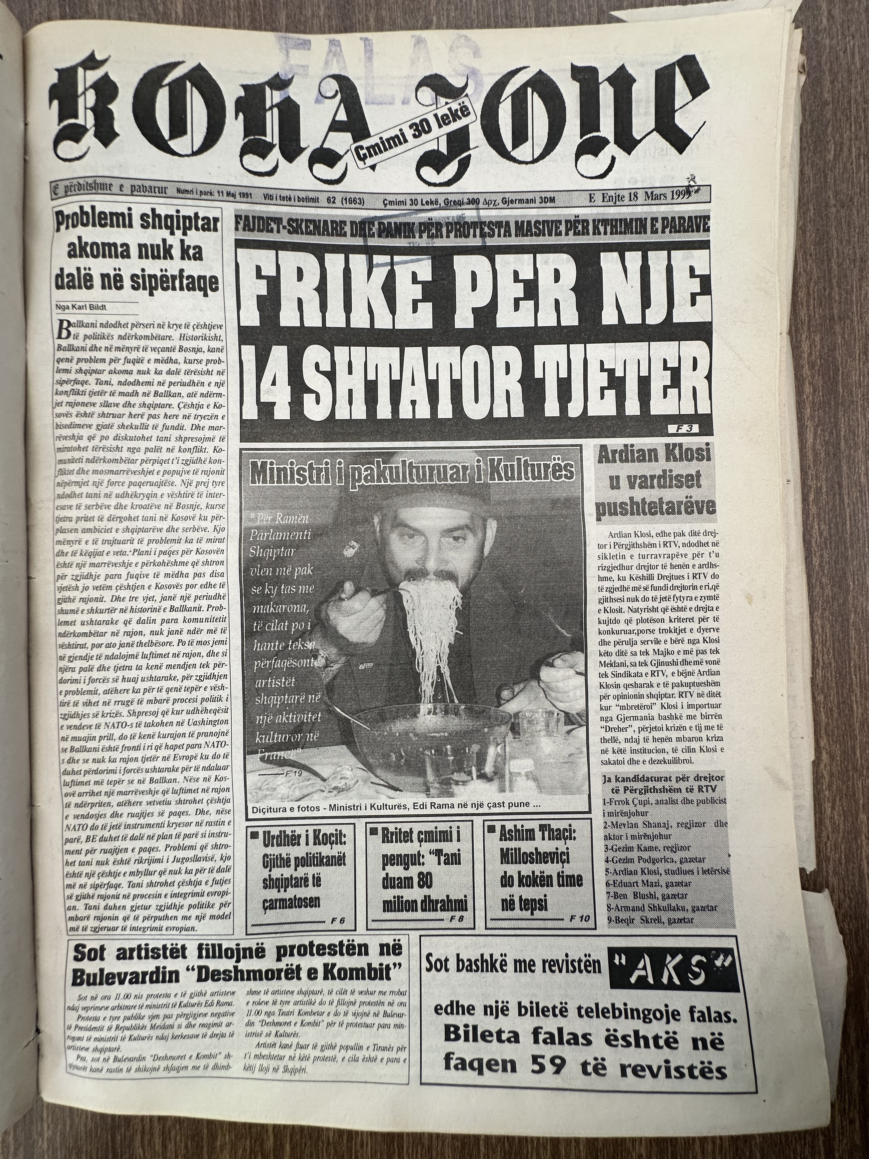 Koha Jonë 1999-03-18