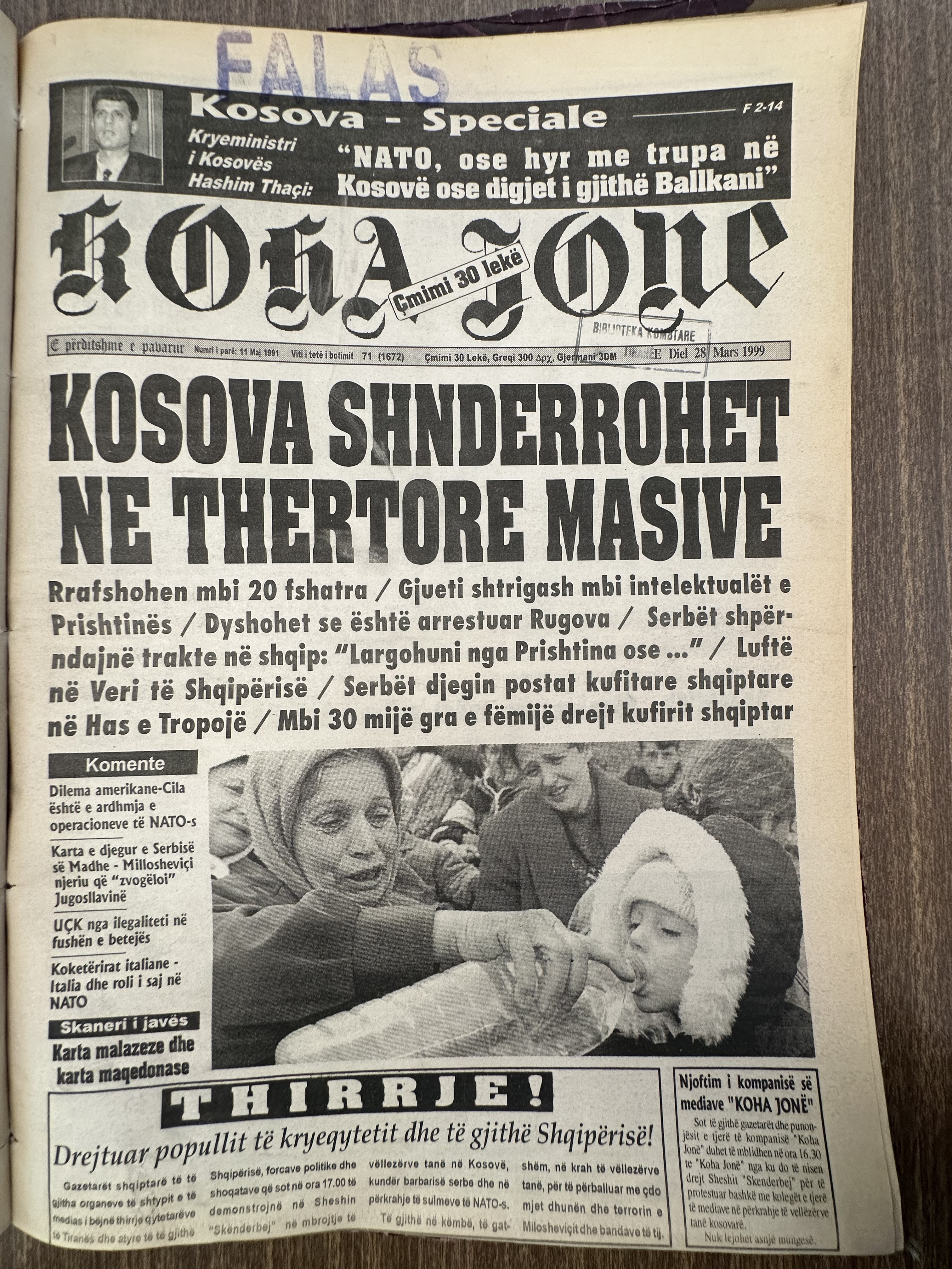 Koha Jonë 1999-03-28