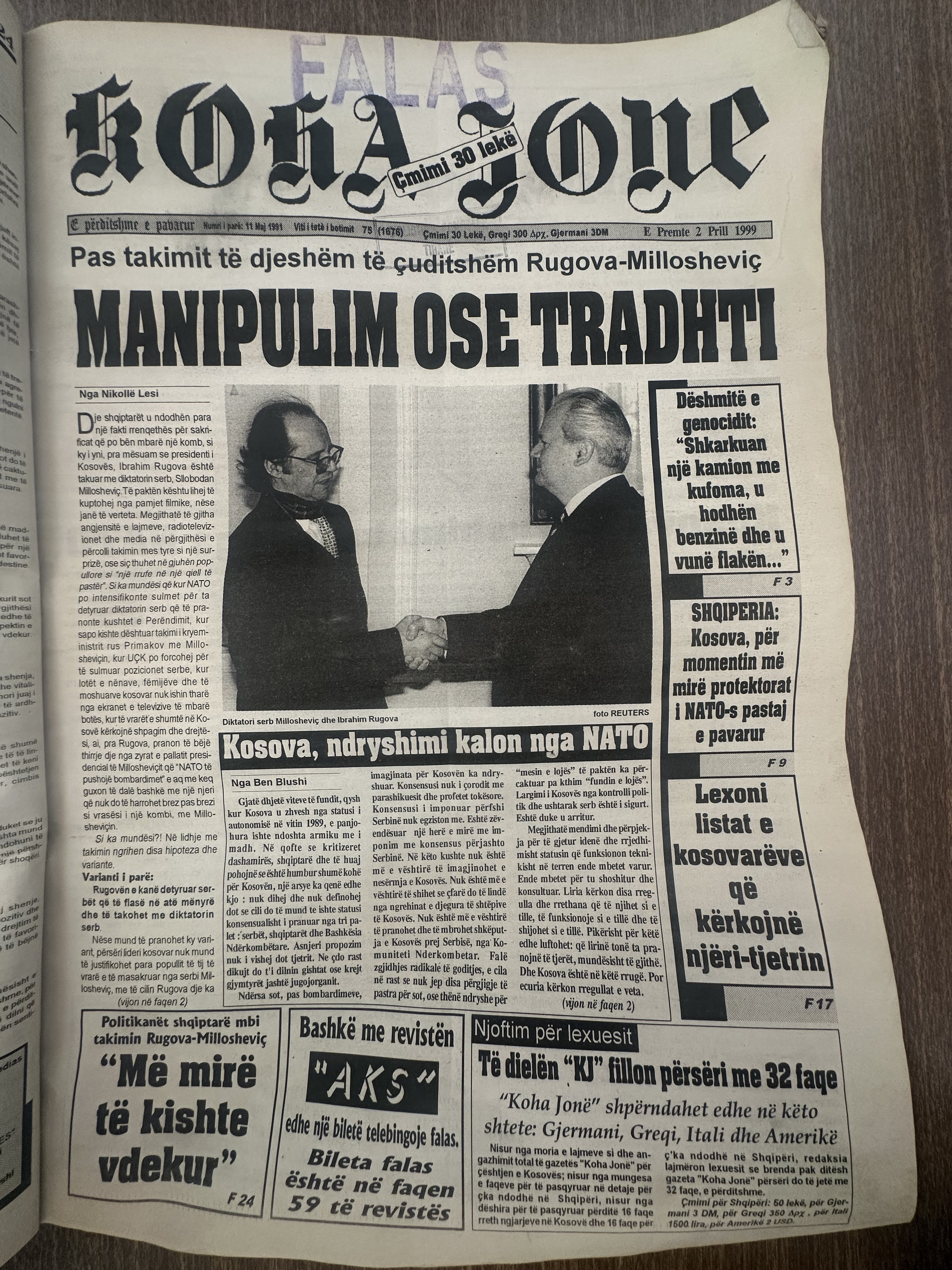 Koha Jonë 1999-04-02