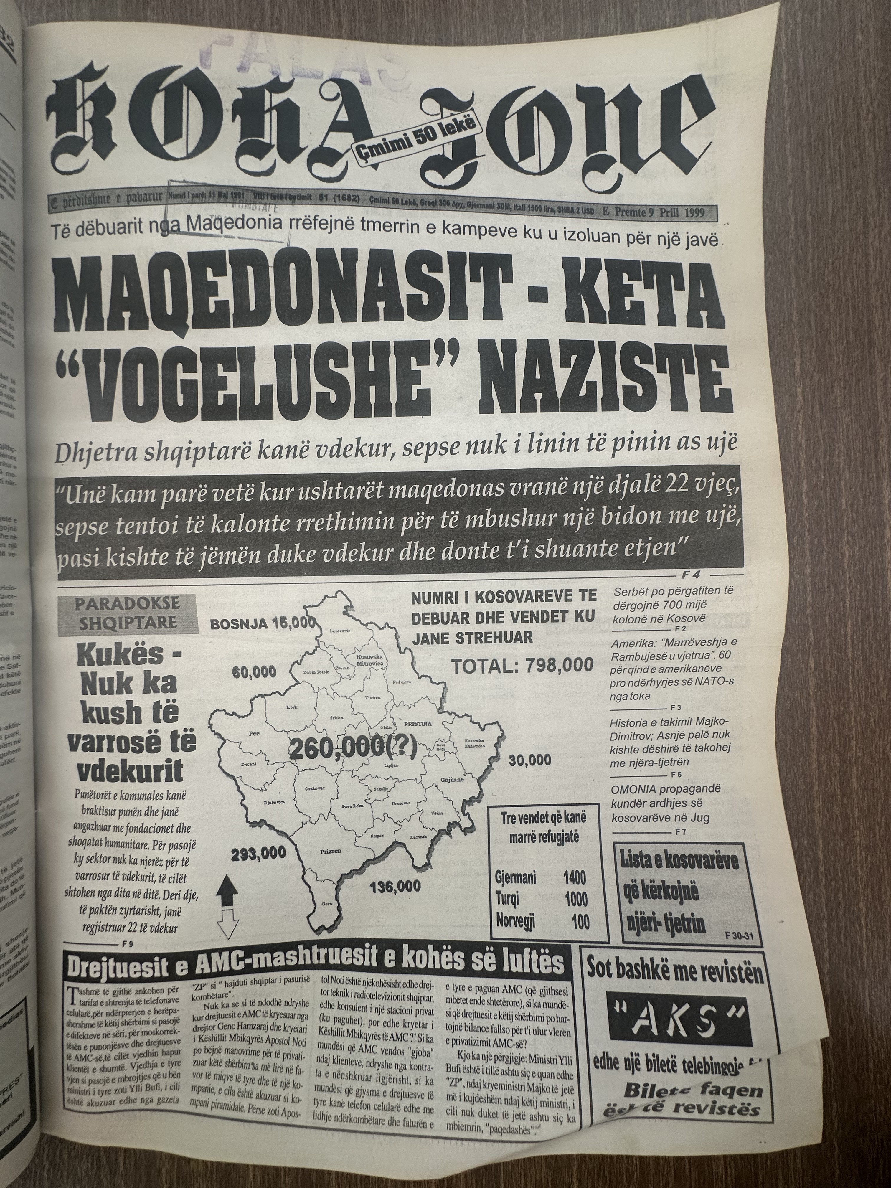 Koha Jonë 1999-04-09