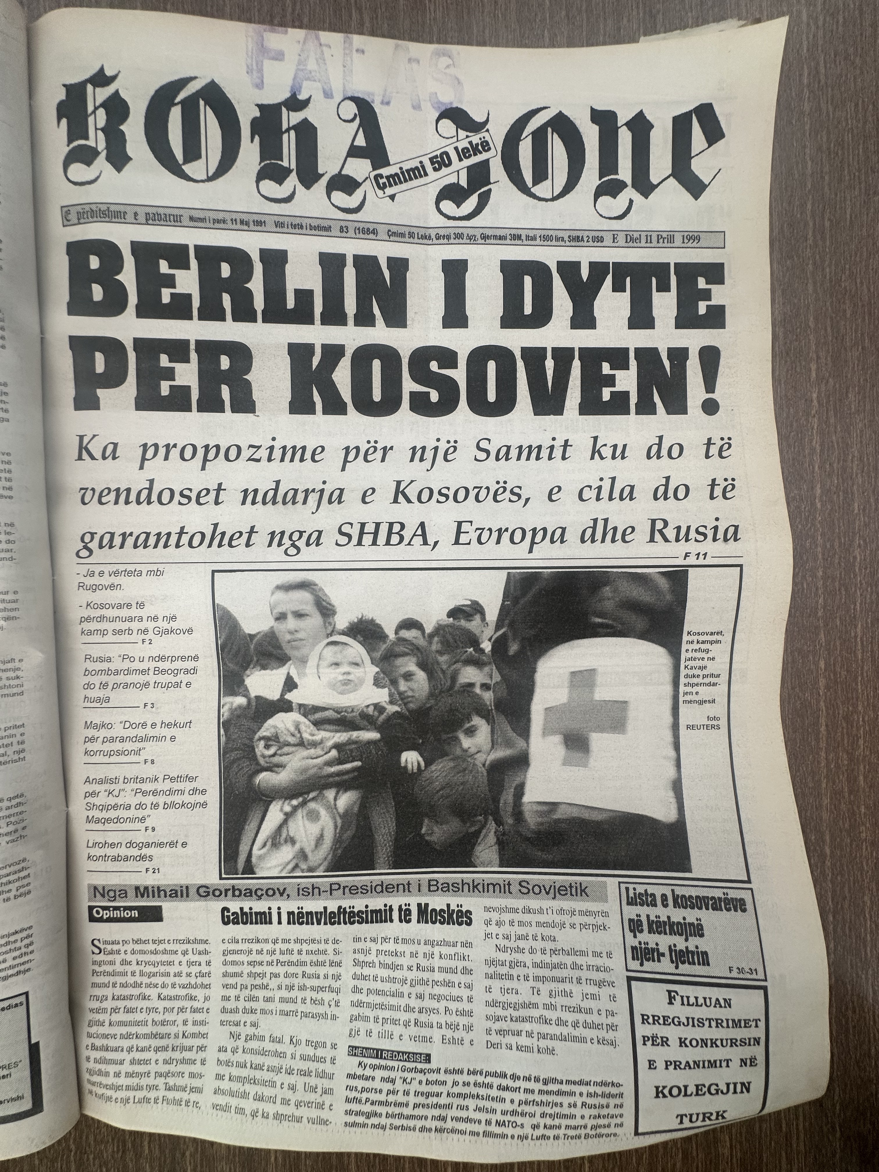 Koha Jonë 1999-04-11