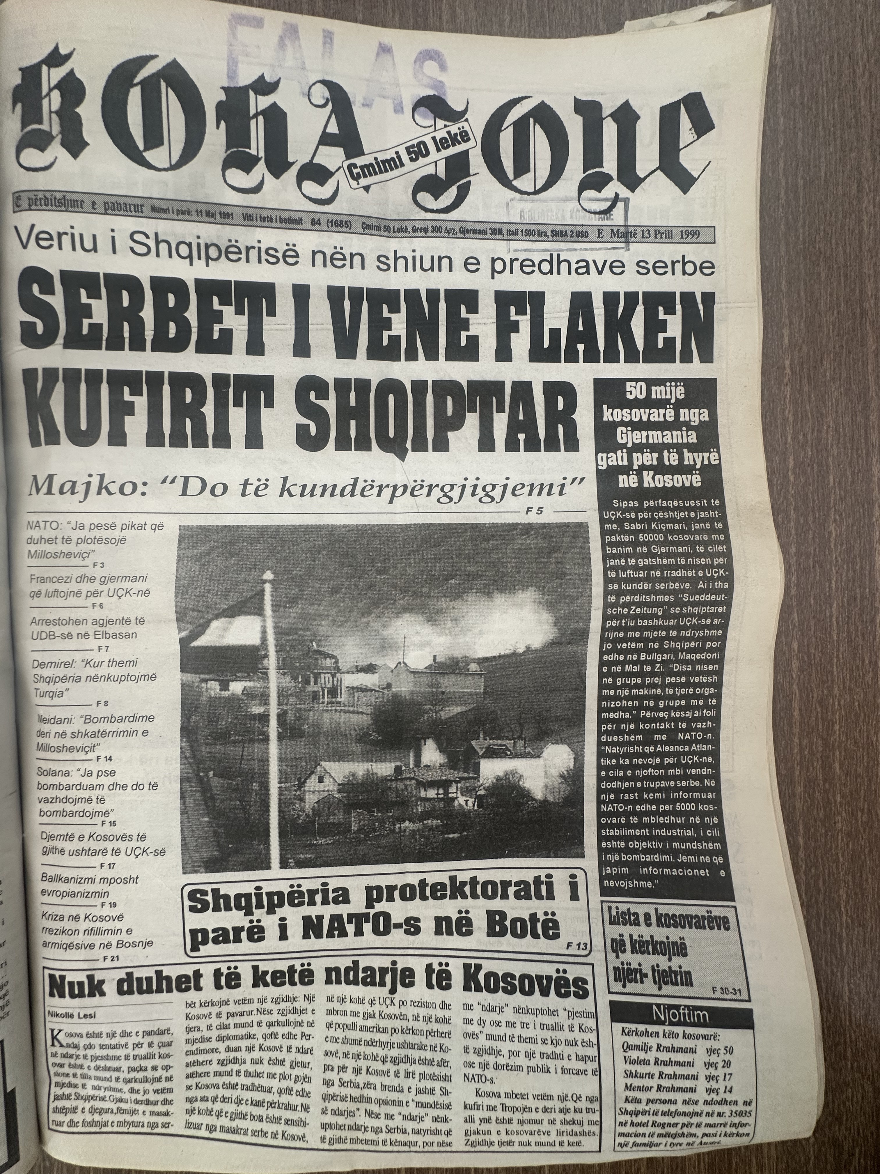 Koha Jonë 1999-04-13