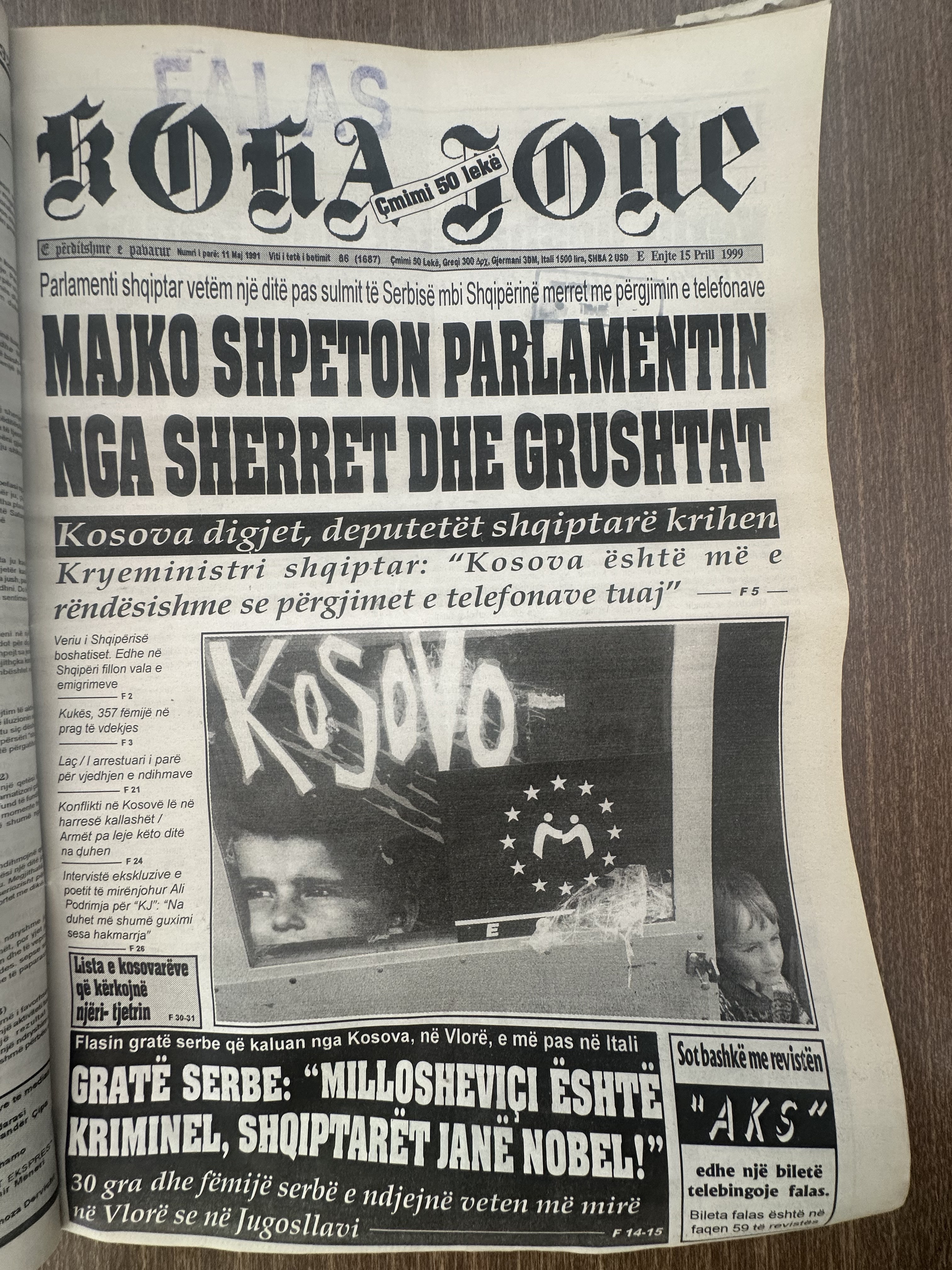 Koha Jonë 1999-04-15