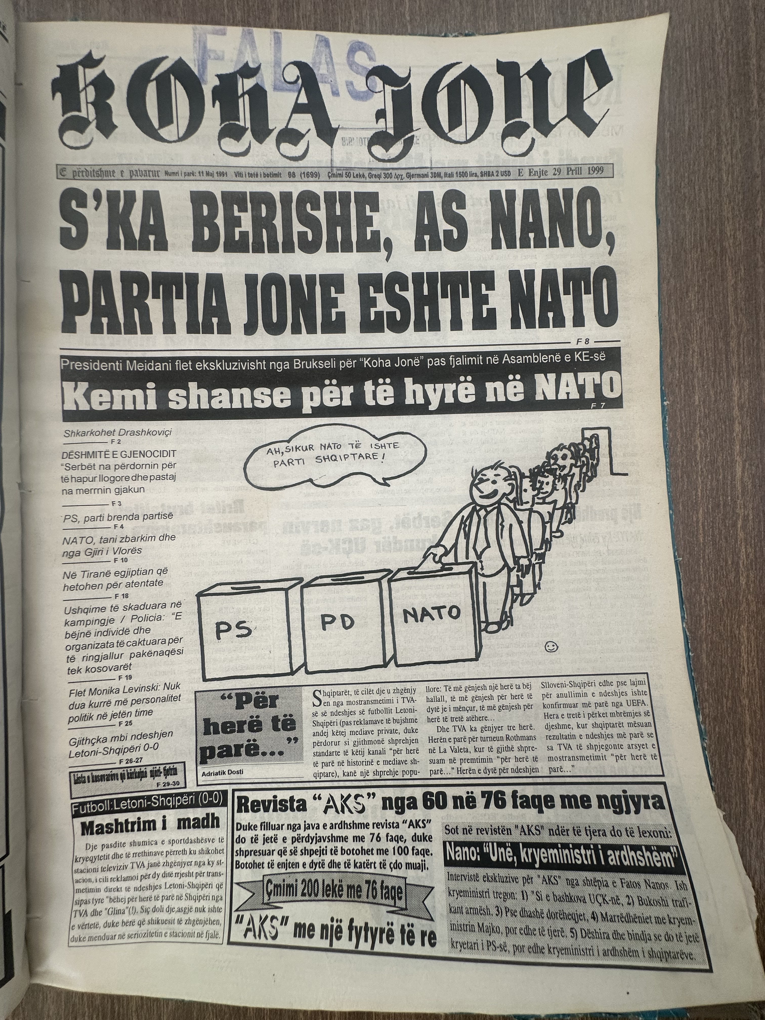 Koha Jonë 1999-04-29