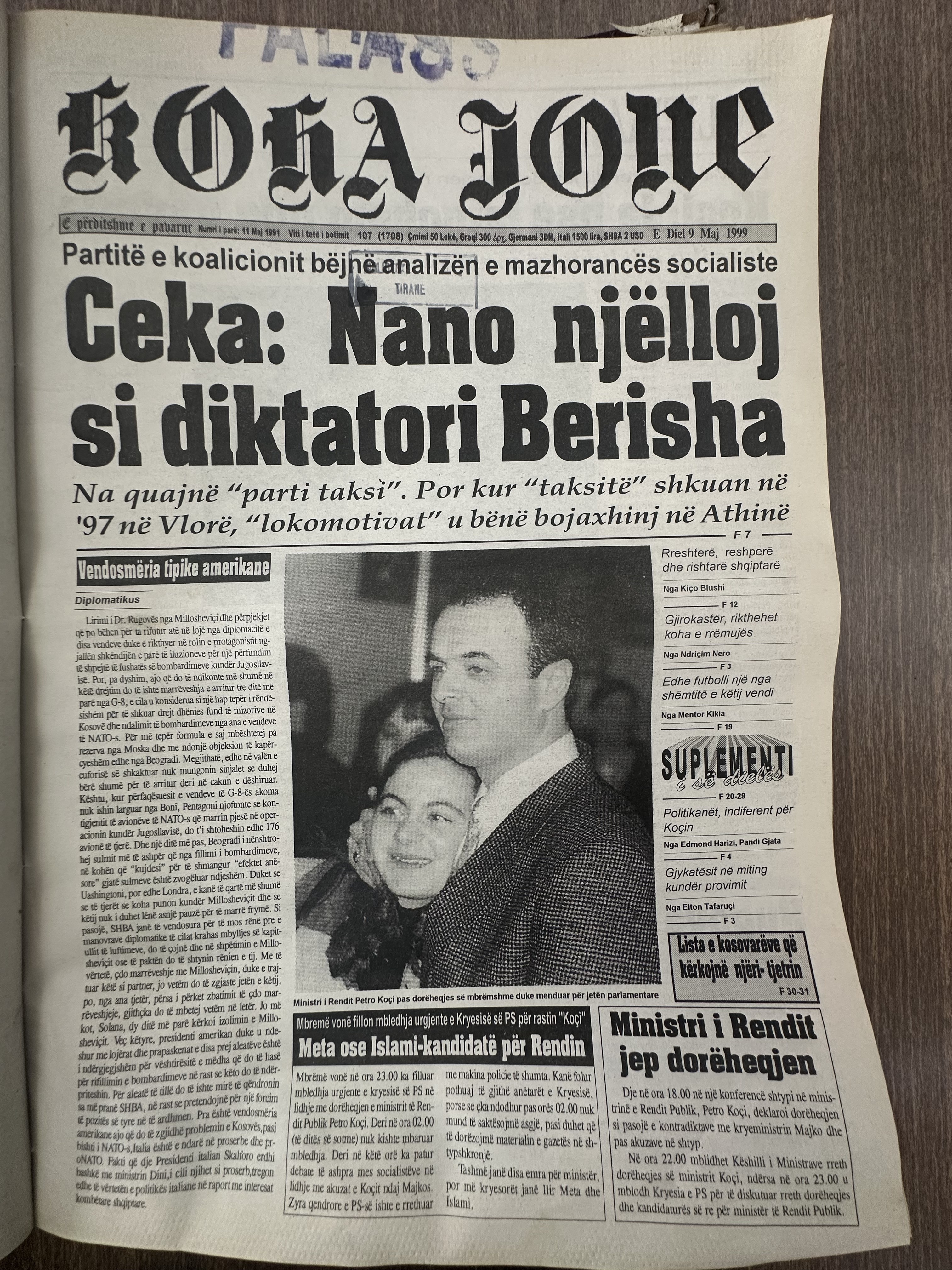 Koha Jonë 1999-05-09