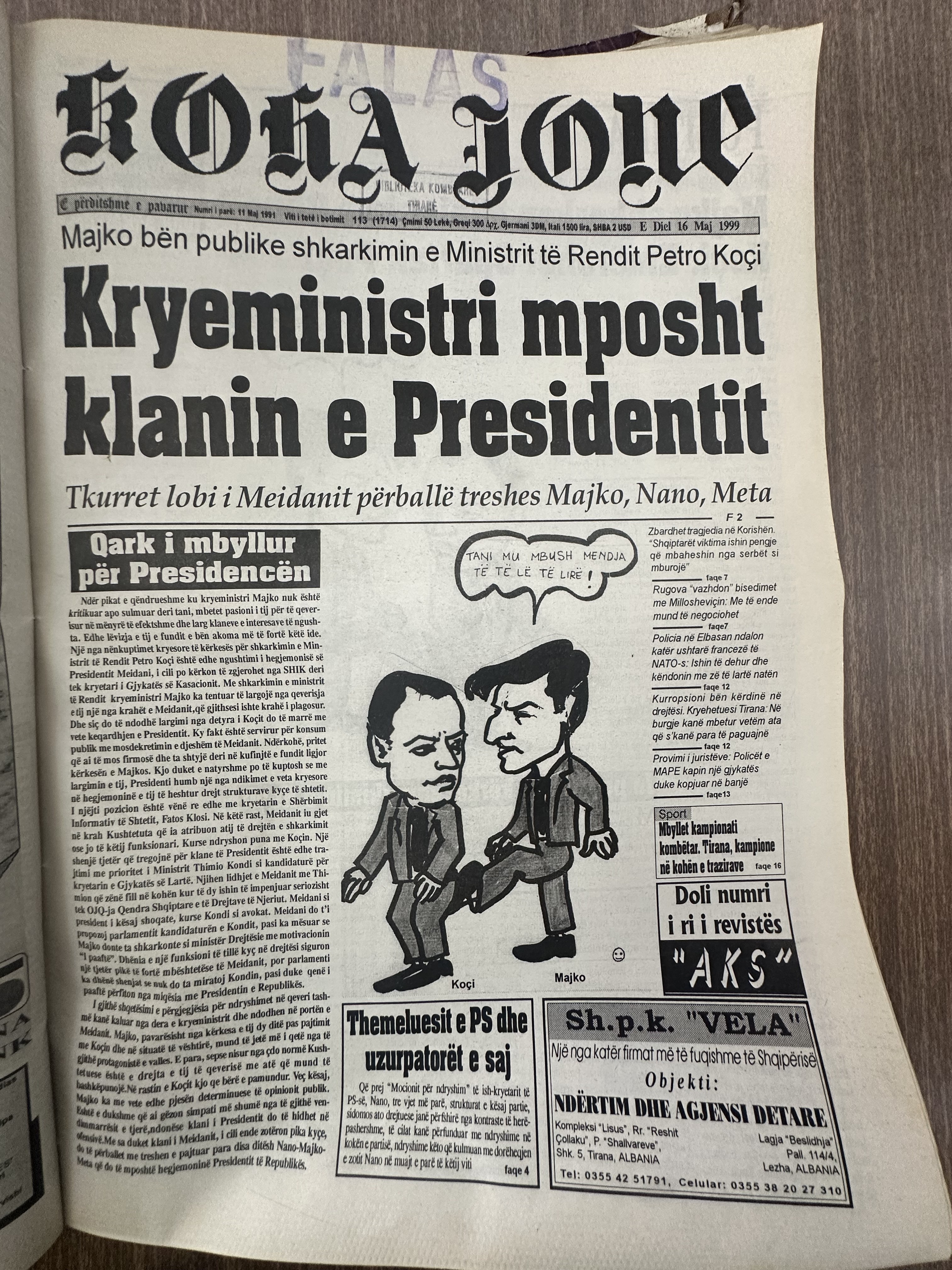 Koha Jonë 1999-05-16