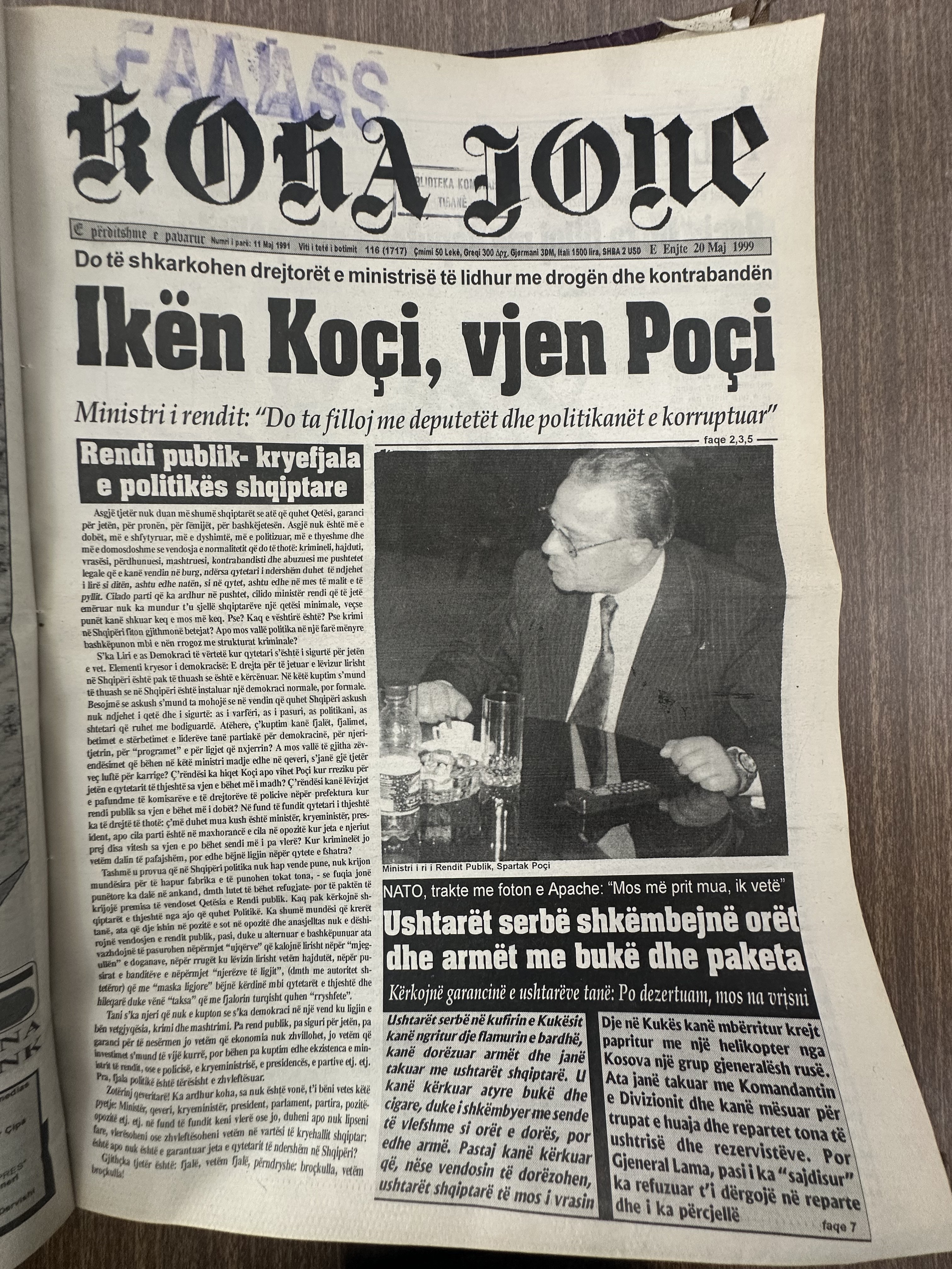 Koha Jonë 1999-12-20