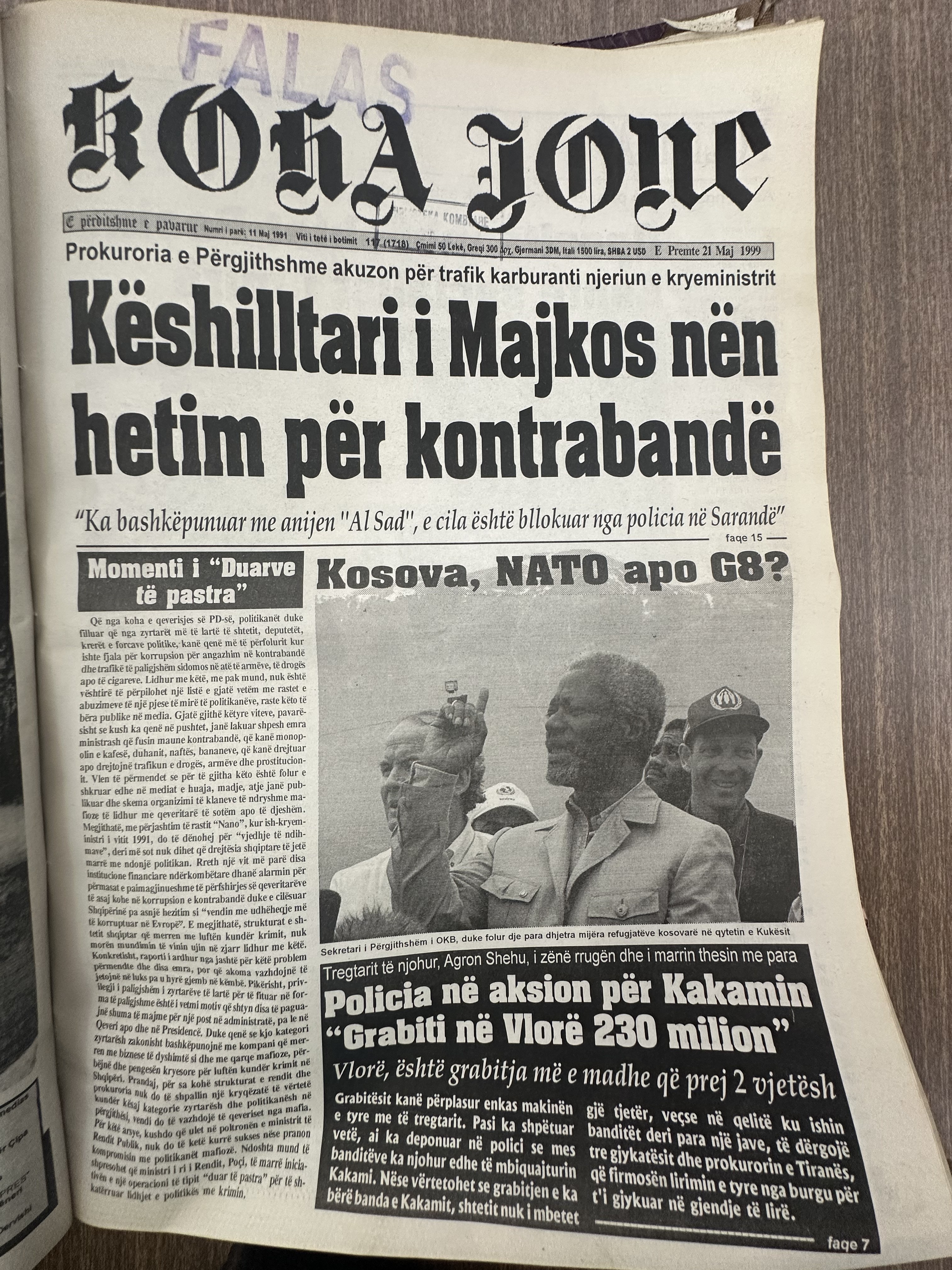 Koha Jonë 1999-05-21