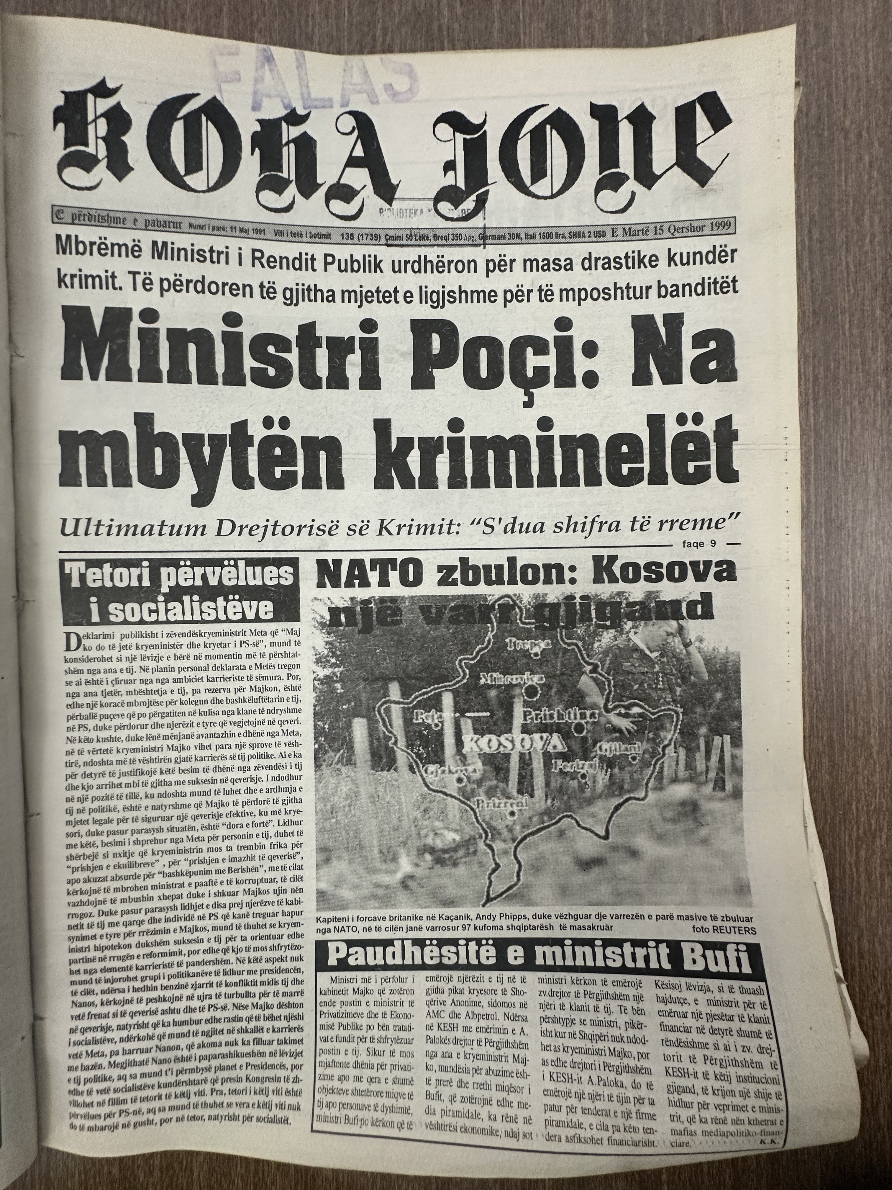 Koha Jonë 1999-06-15