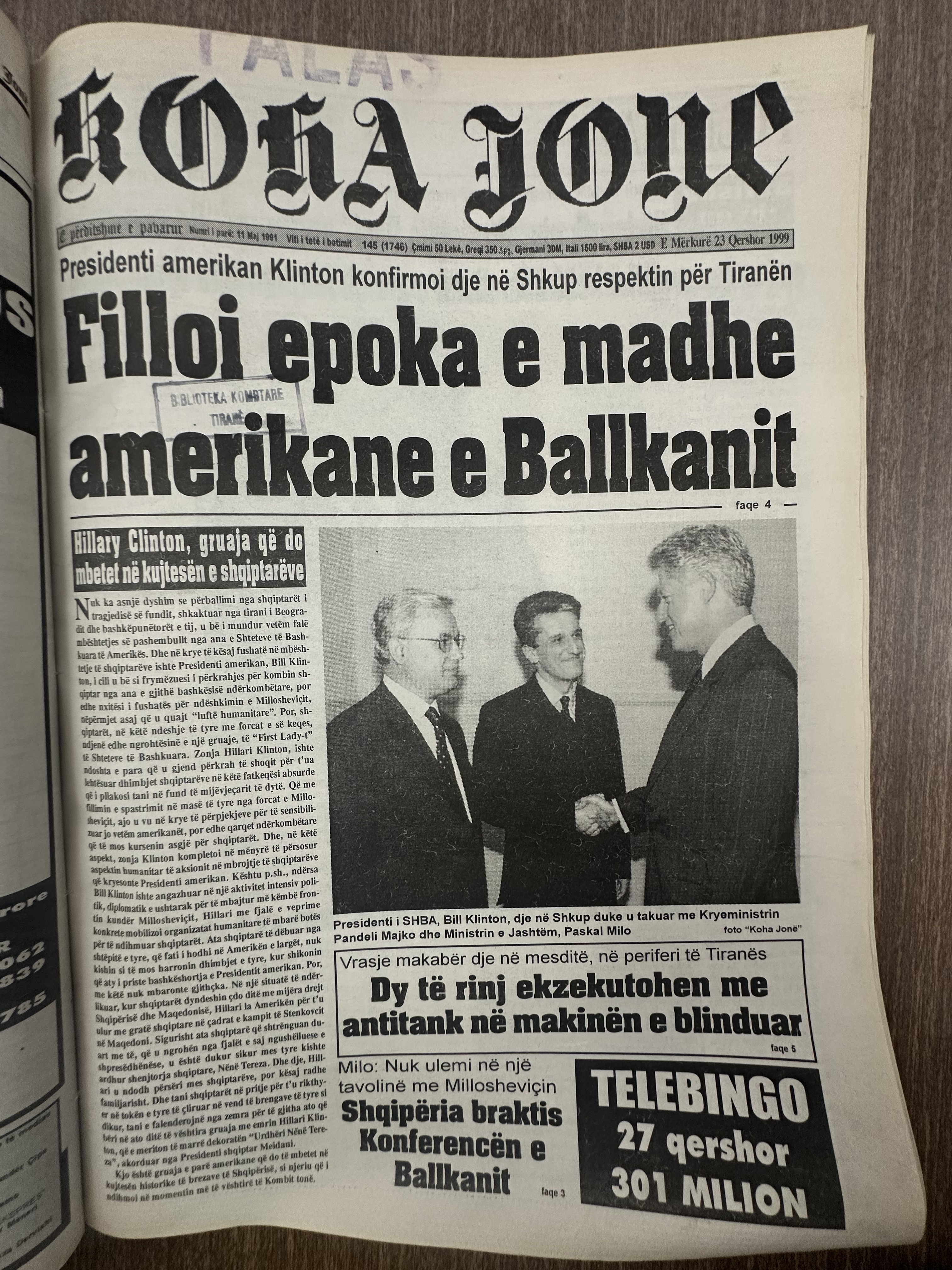 Koha Jonë 1999-09-22