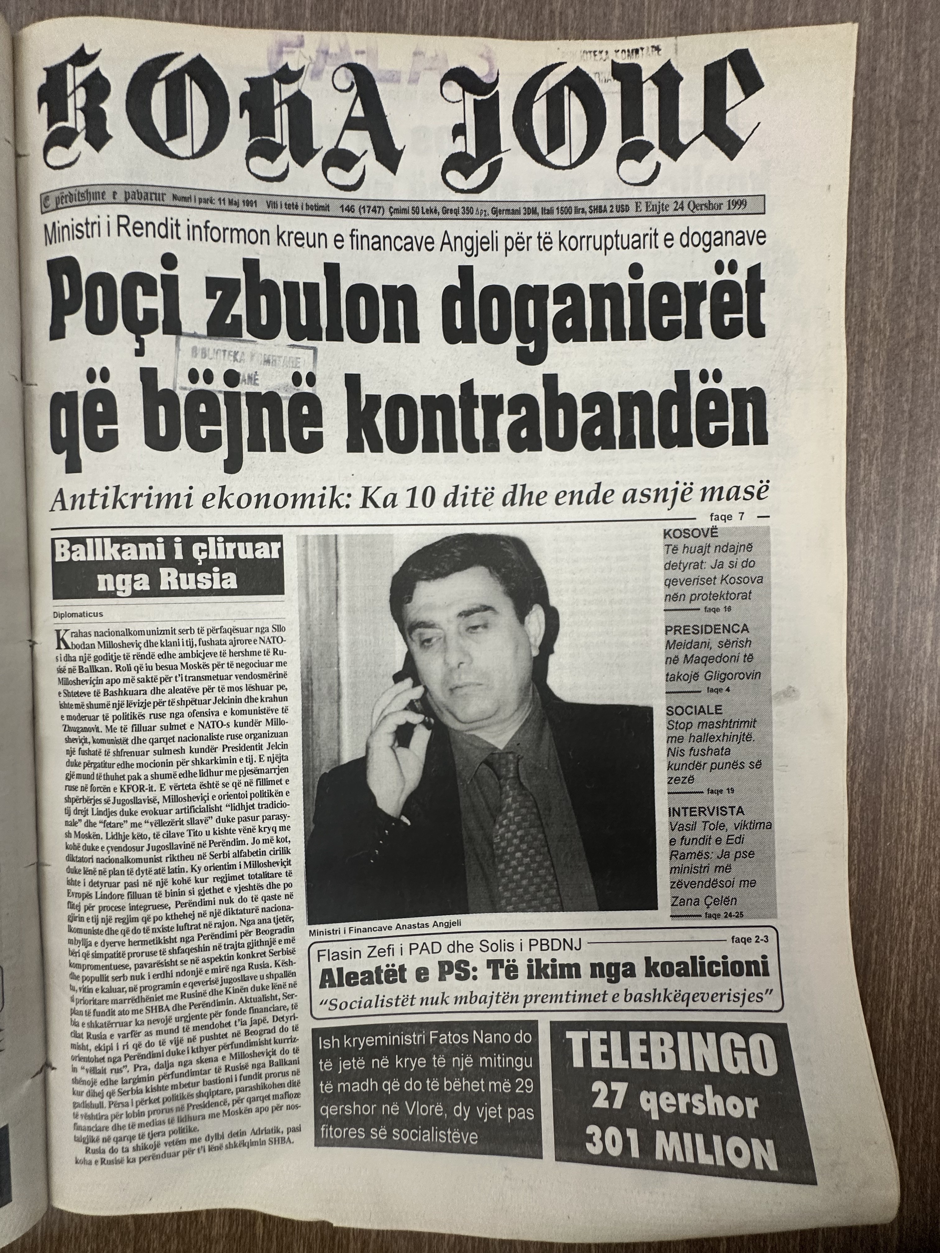 Koha Jonë 1999-10-25