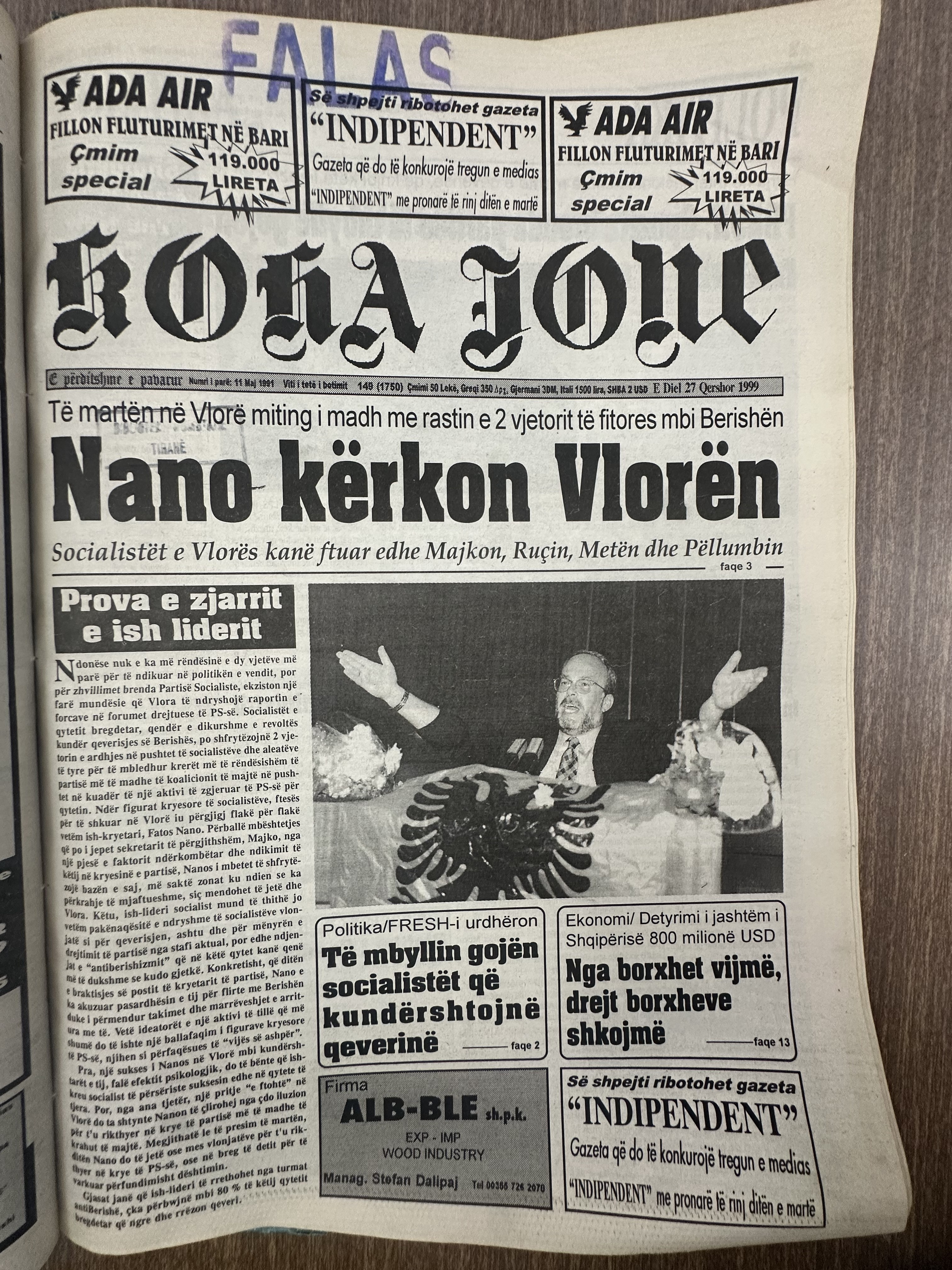 Koha Jonë 1999-04-27