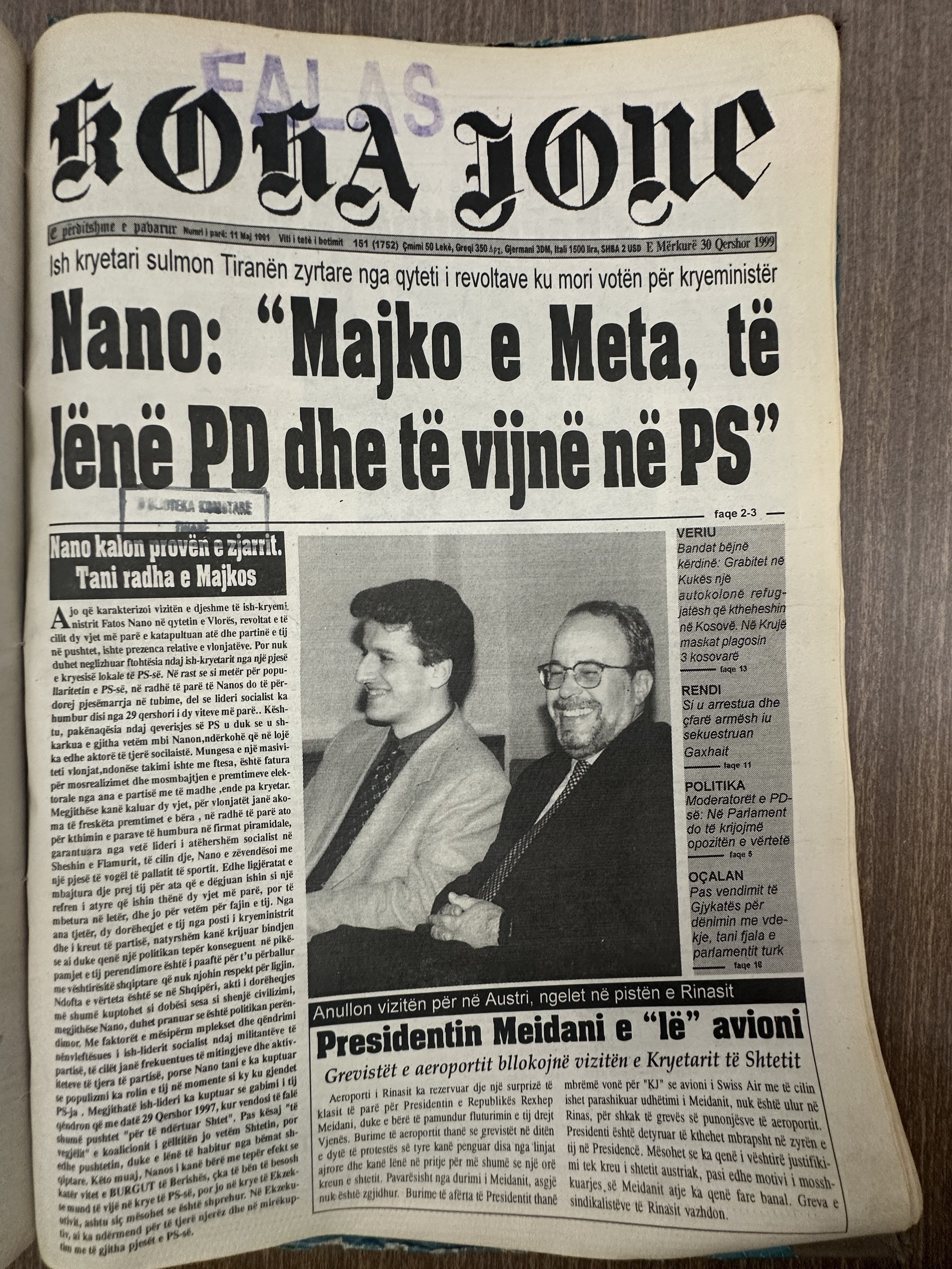 Koha Jonë 1998-05-11