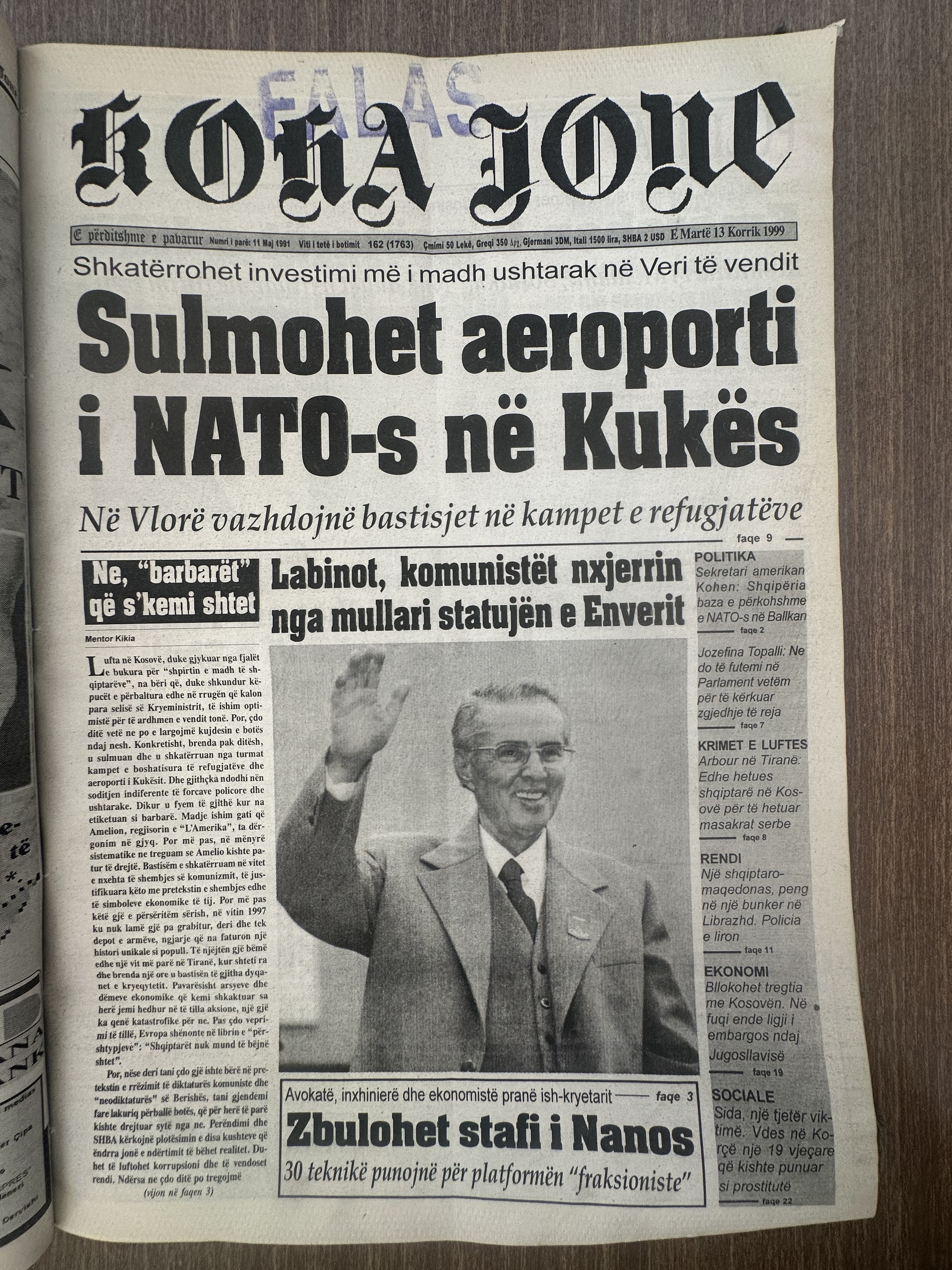 Koha Jonë 1999-07-13