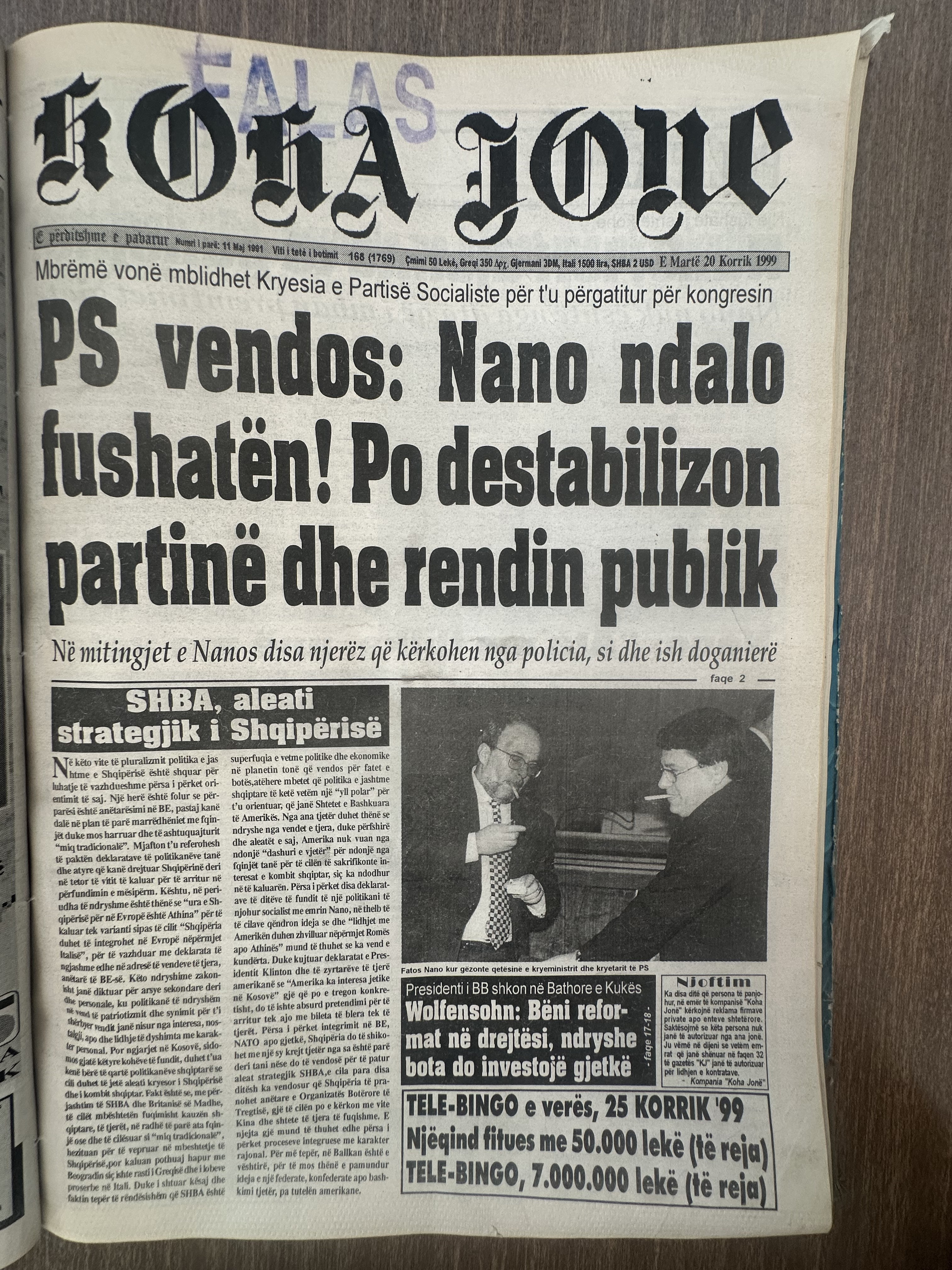Koha Jonë 1999-03-14