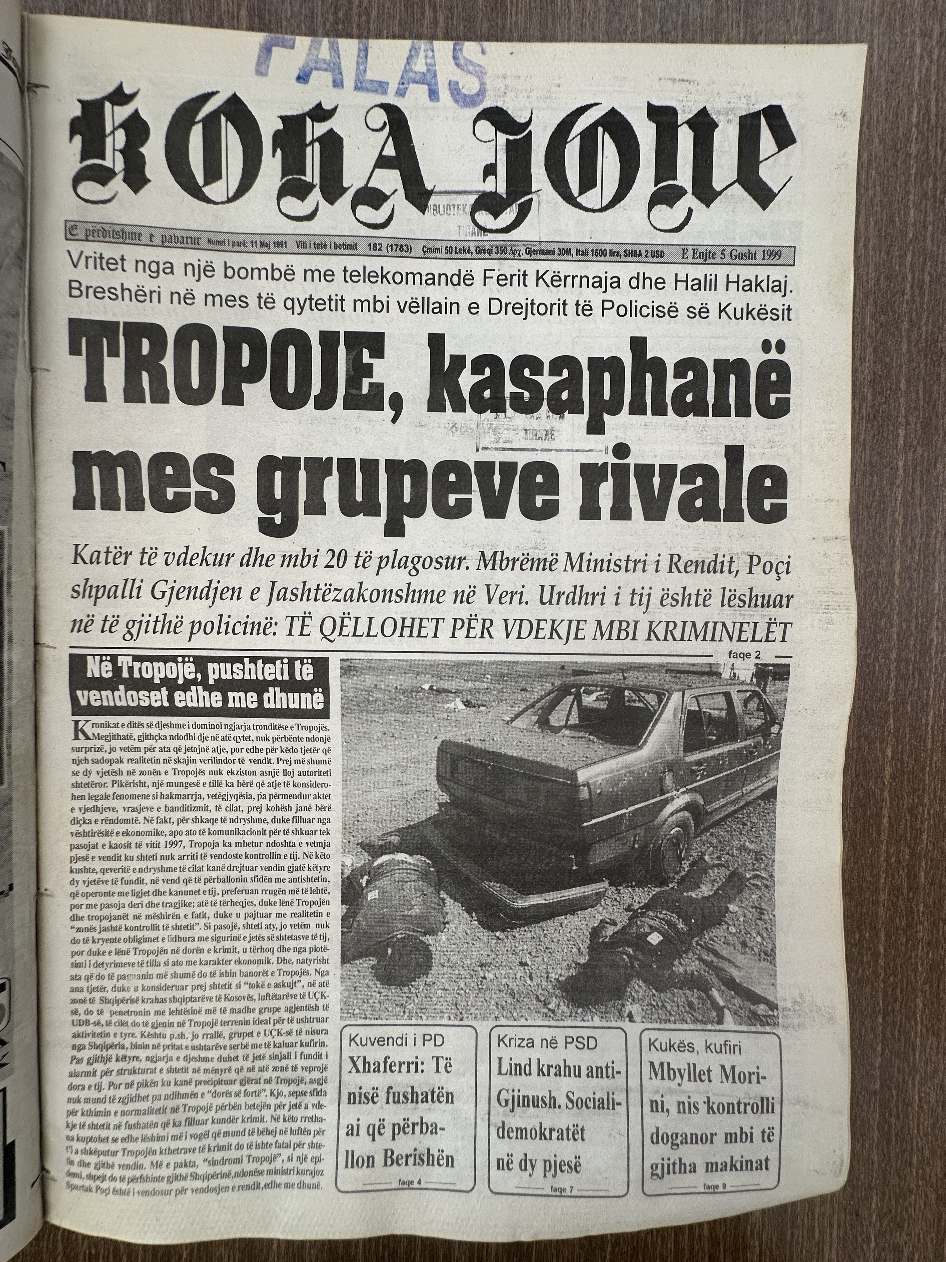 Koha Jonë 1999-08-05