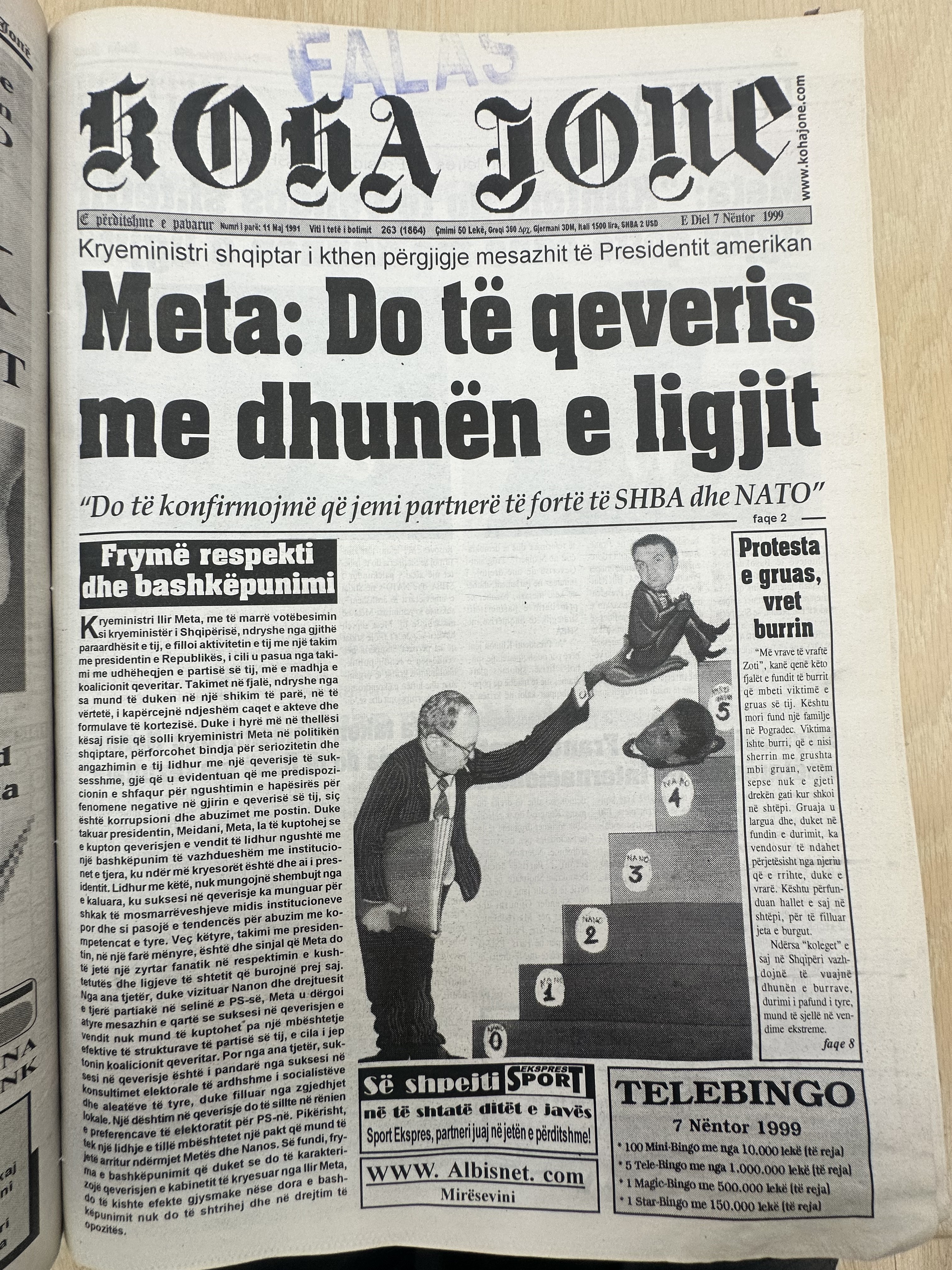 Koha Jonë 1999-11-08