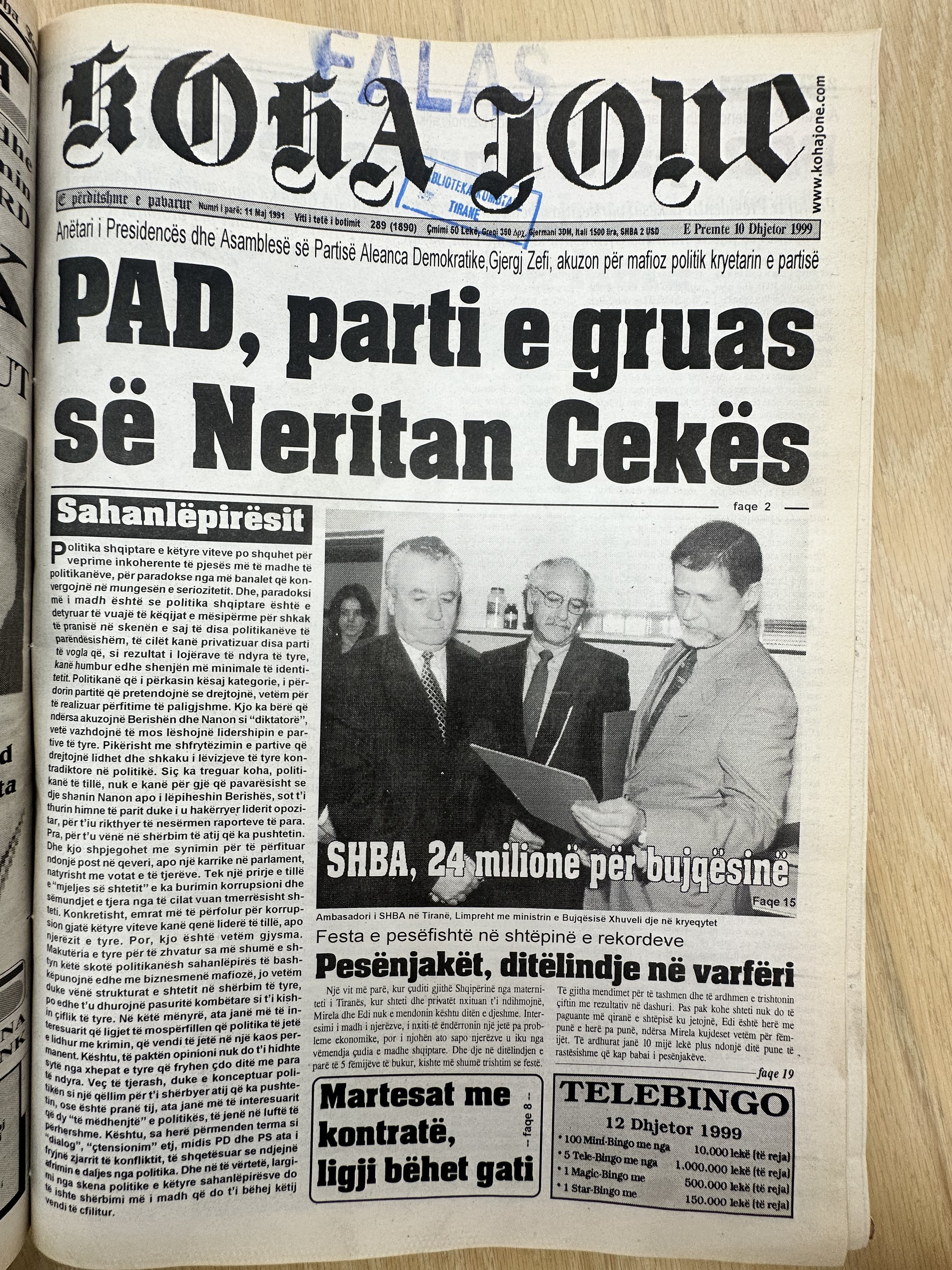 Koha Jonë 1999-12-10
