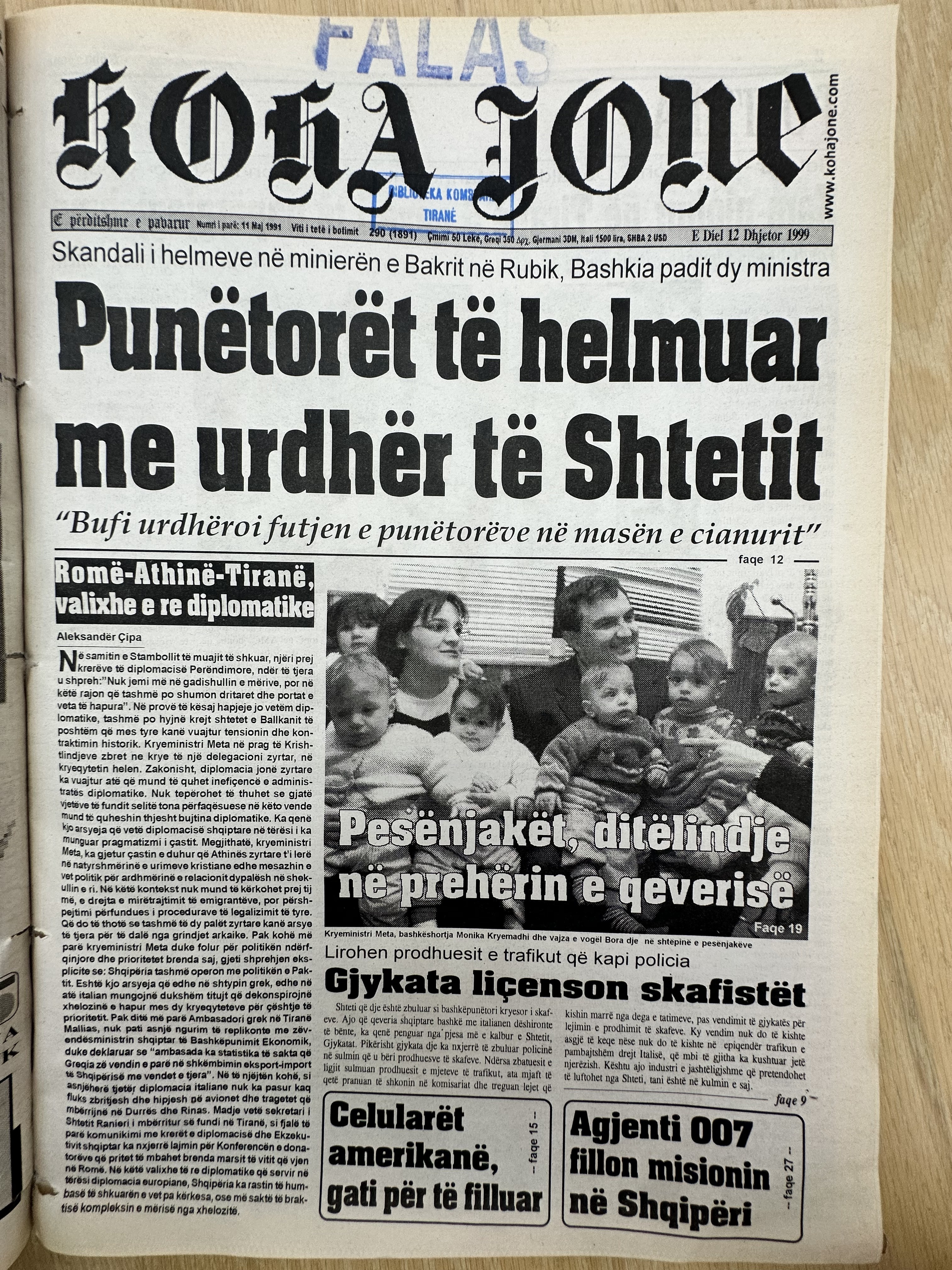 Koha Jonë 1999-12-12