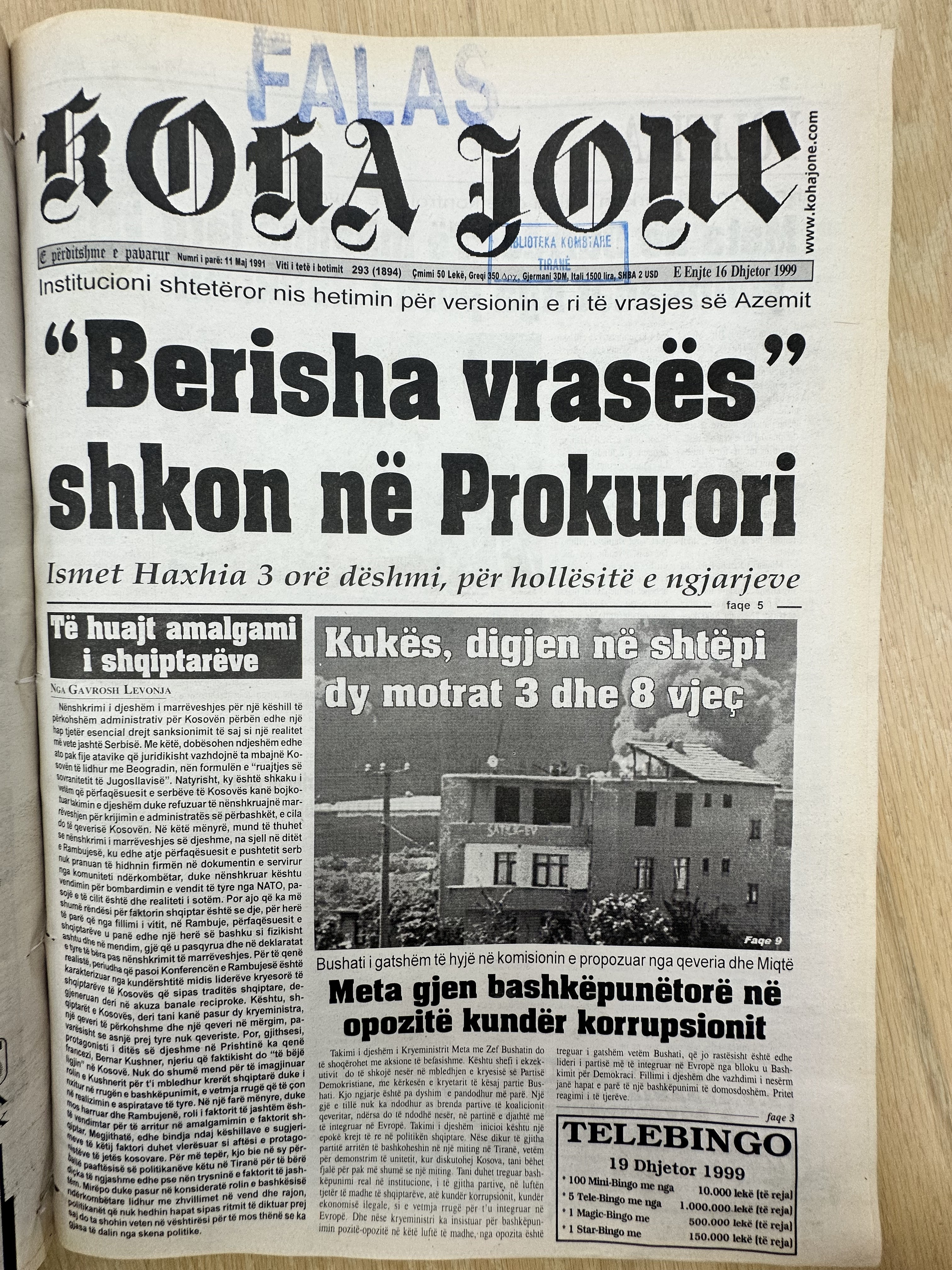 Koha Jonë 1999-12-16