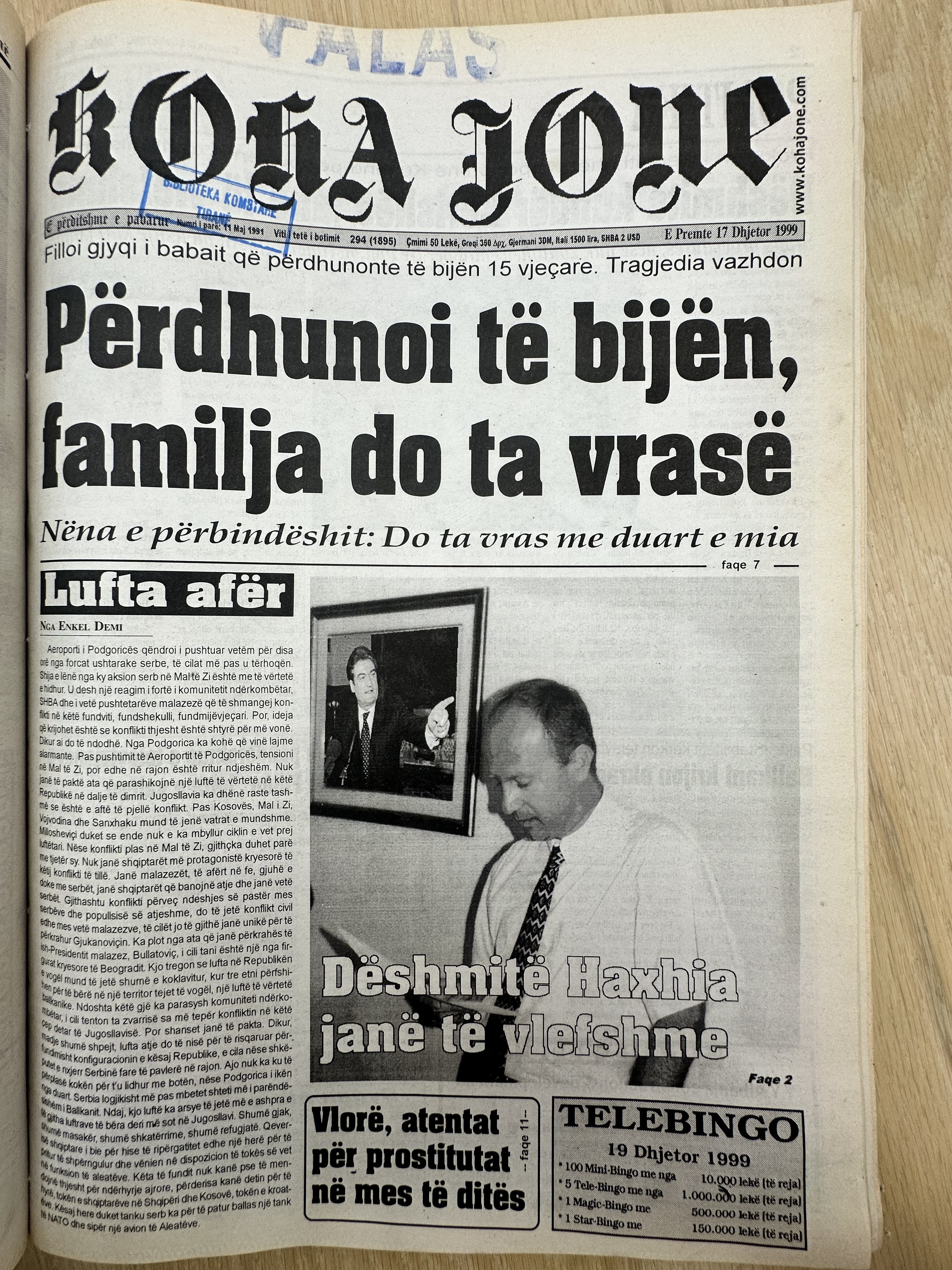 Koha Jonë 1999-12-17