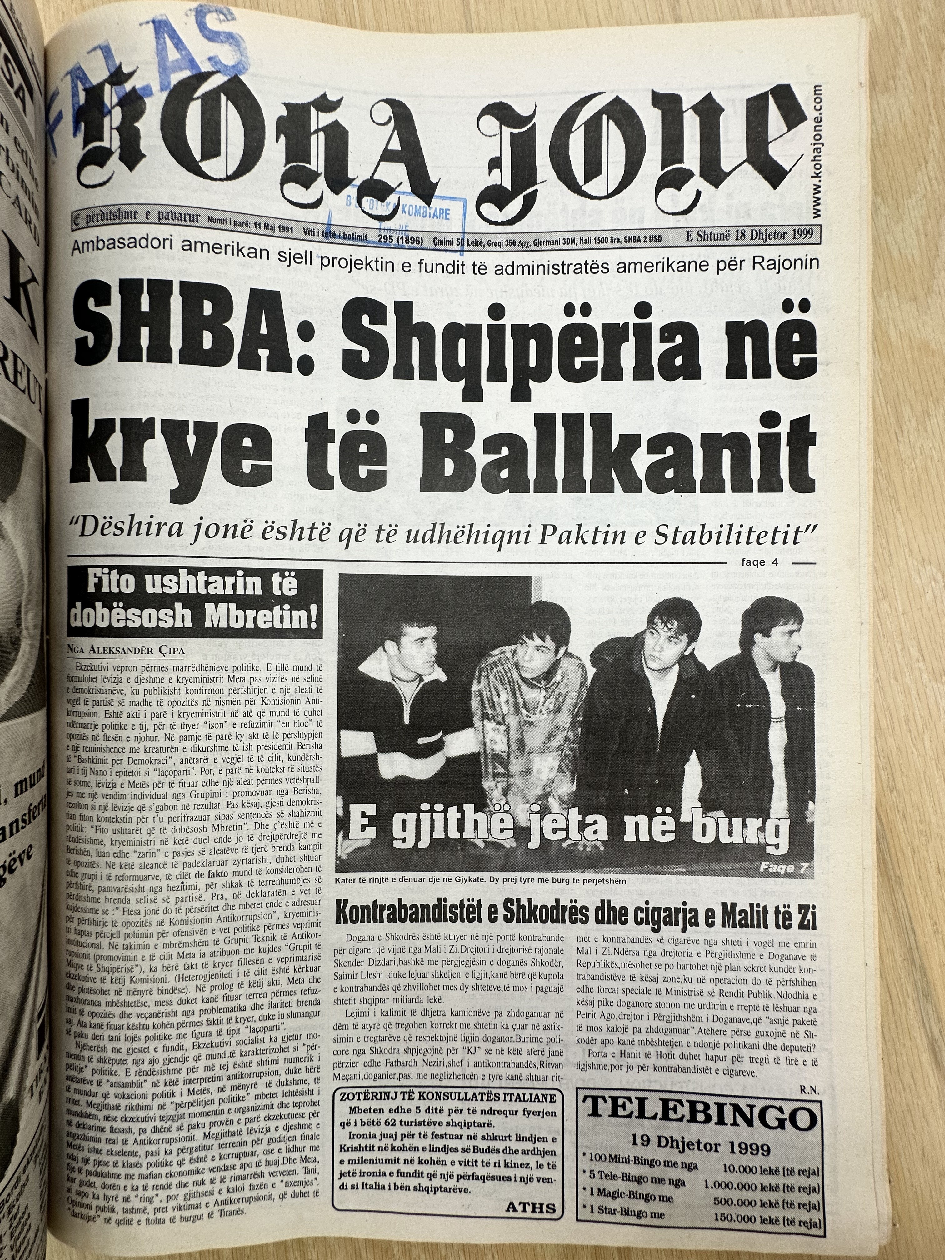 Koha Jonë 1999-12-18