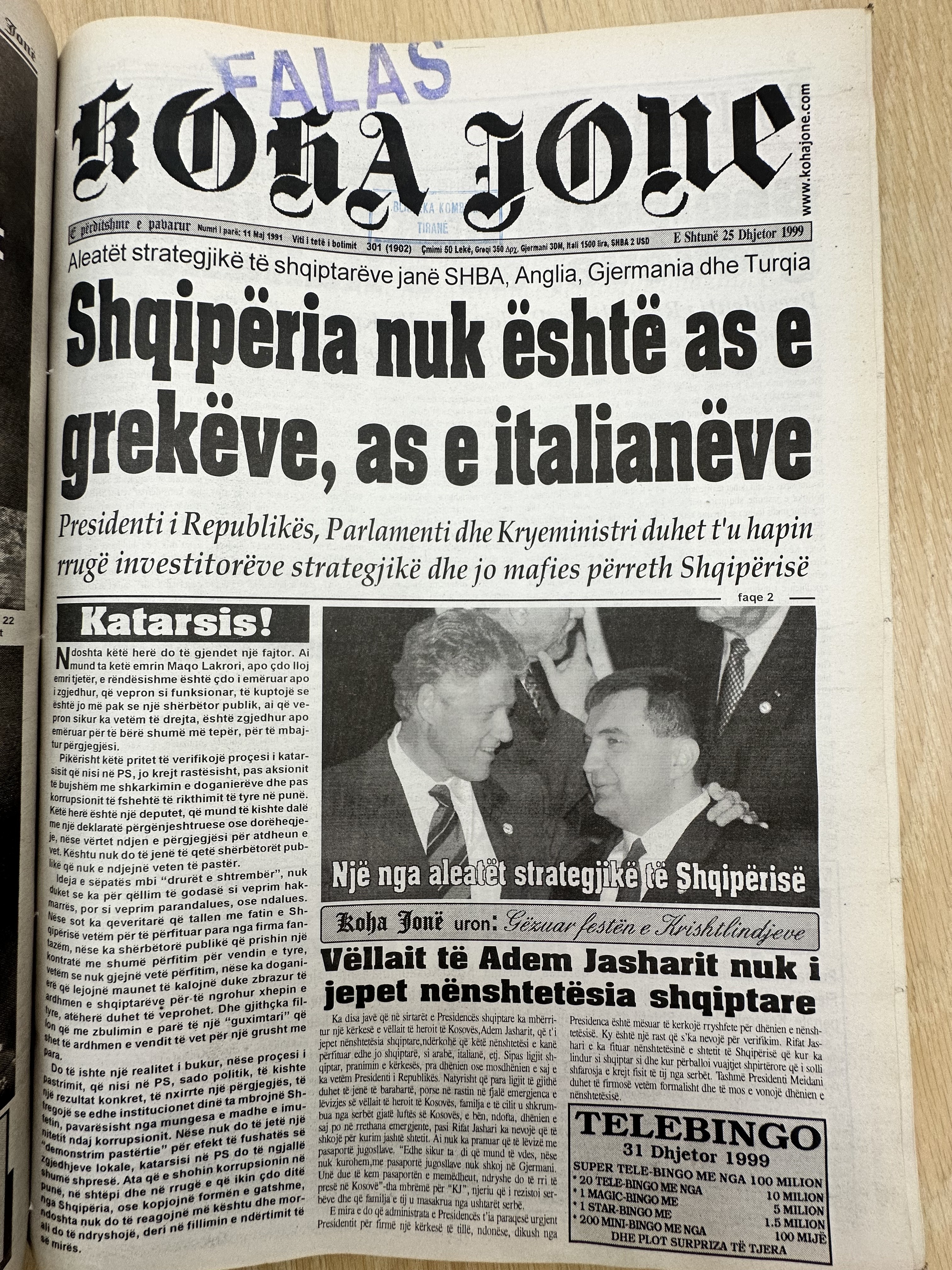 Koha Jonë 1999-12-25