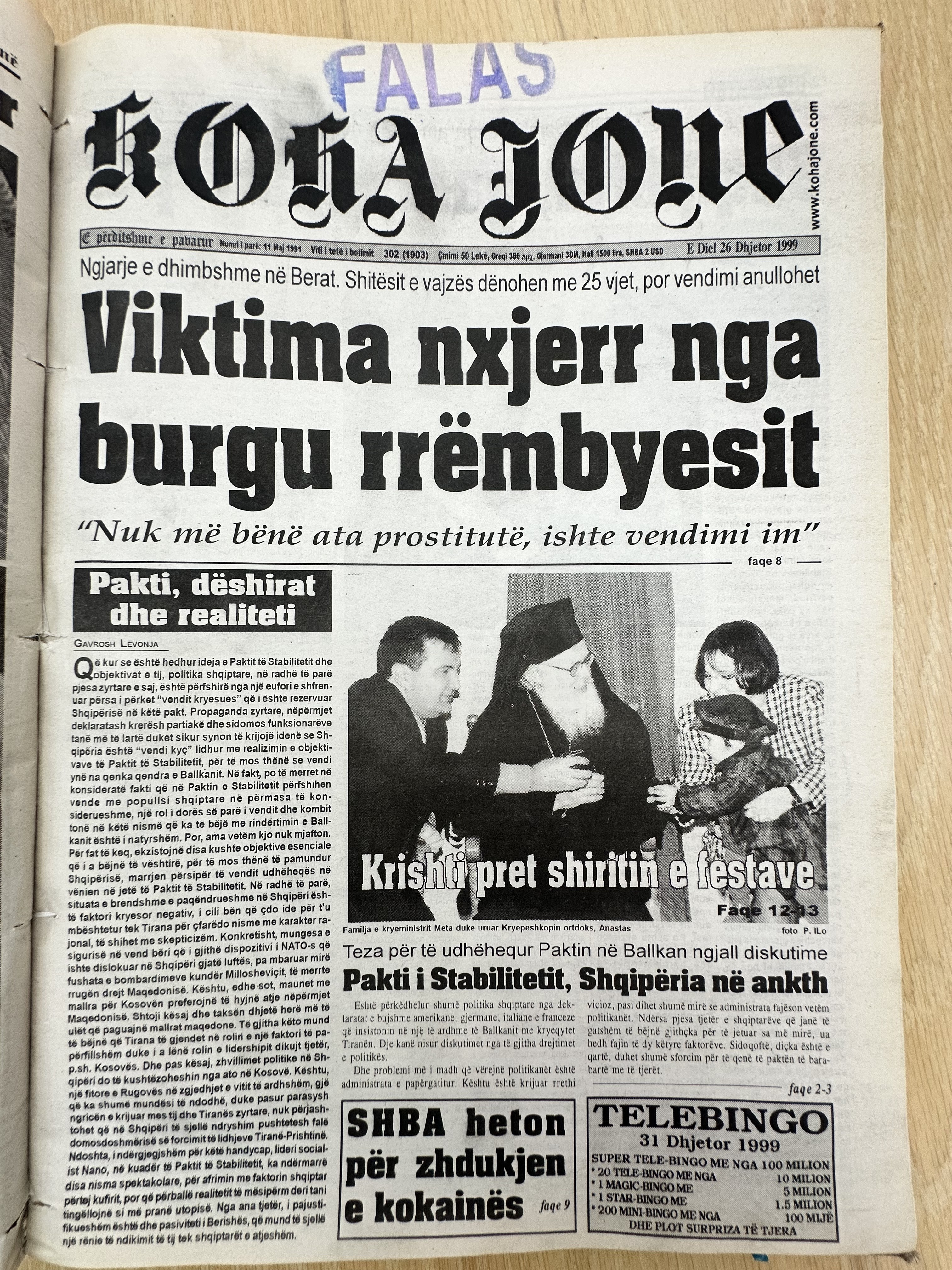 Koha Jonë 1999-12-26