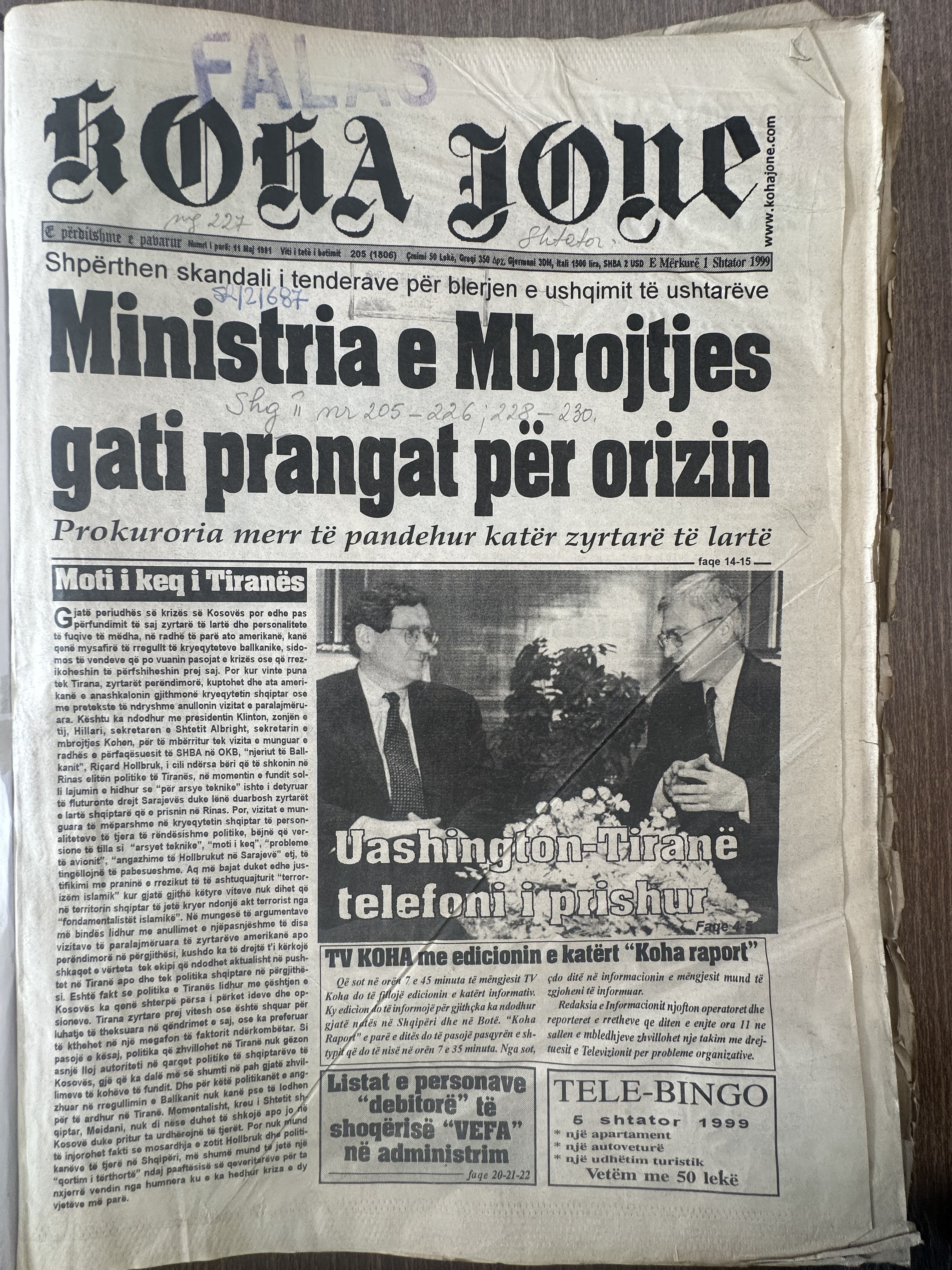 Koha Jonë 1999-02-05