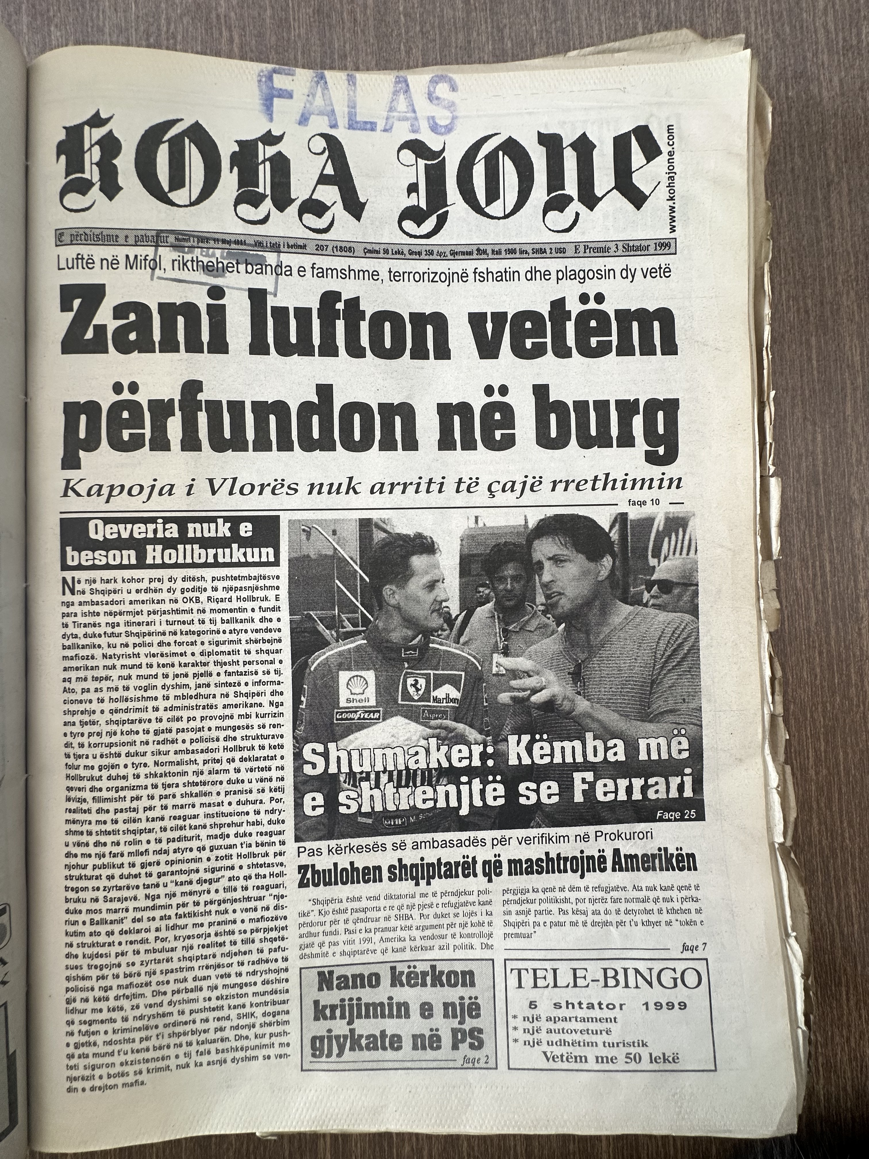 Koha Jonë 1999-09-03