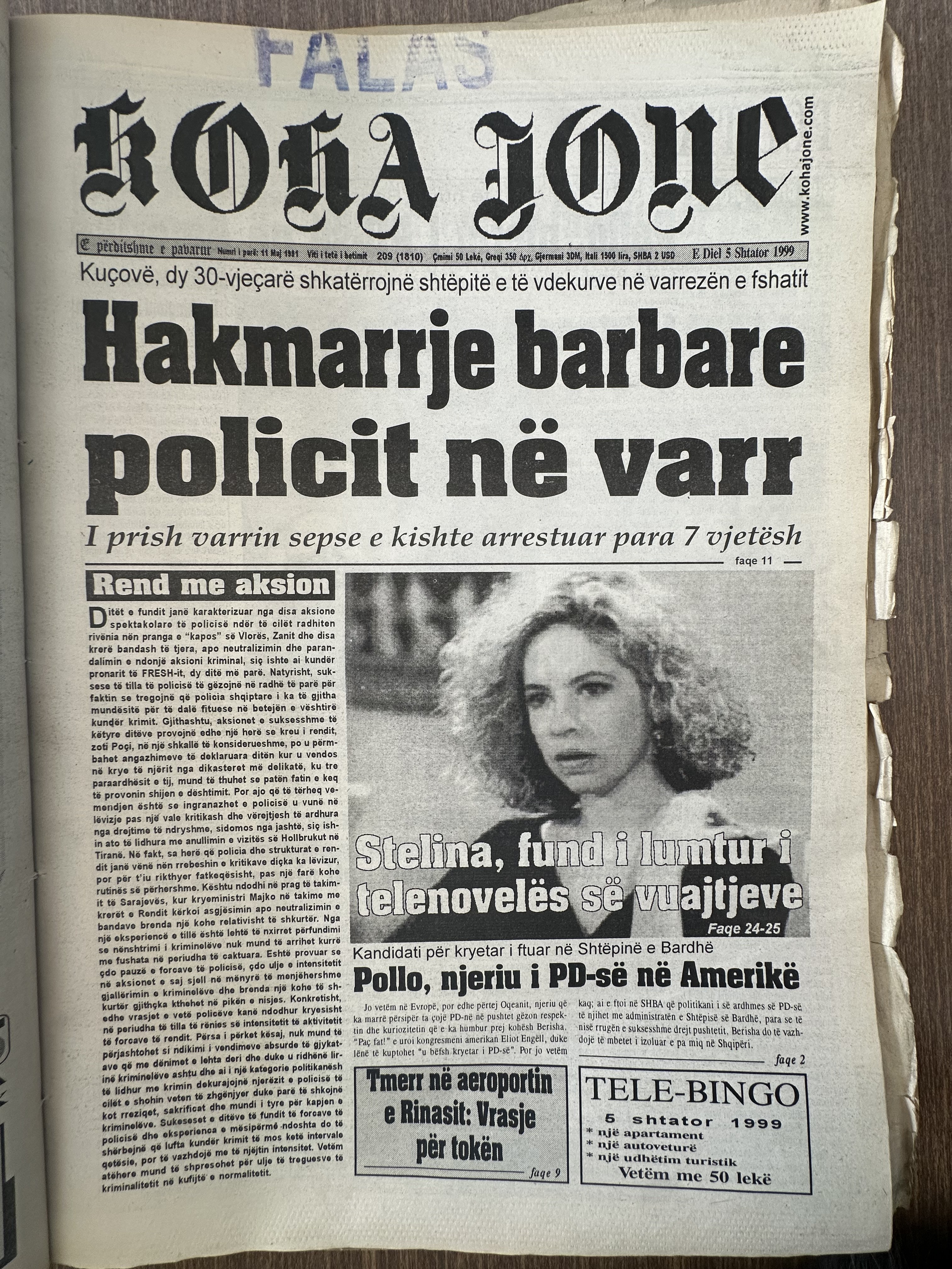 Koha Jonë 1999-09-05