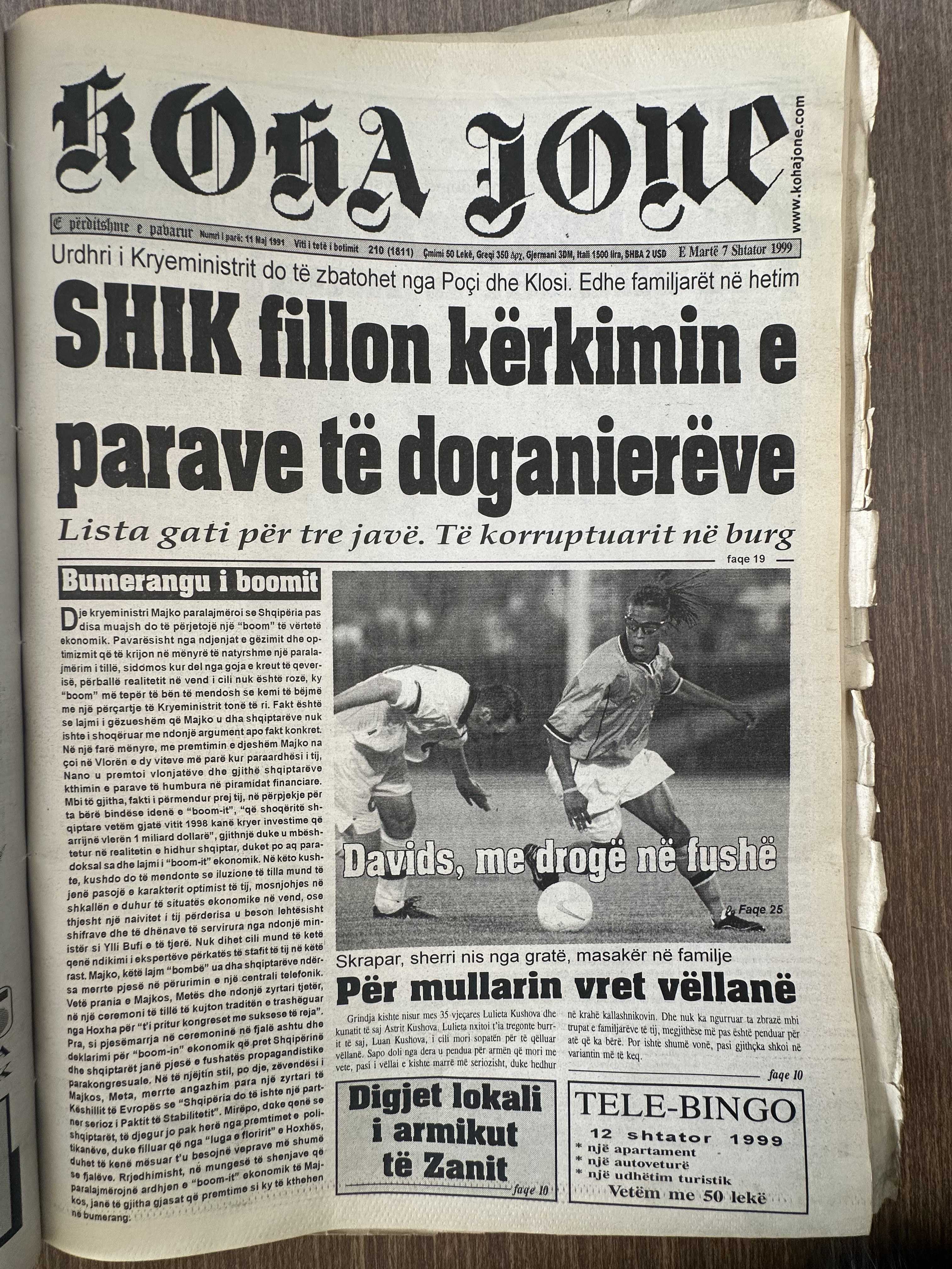 Koha Jonë 1999-09-07