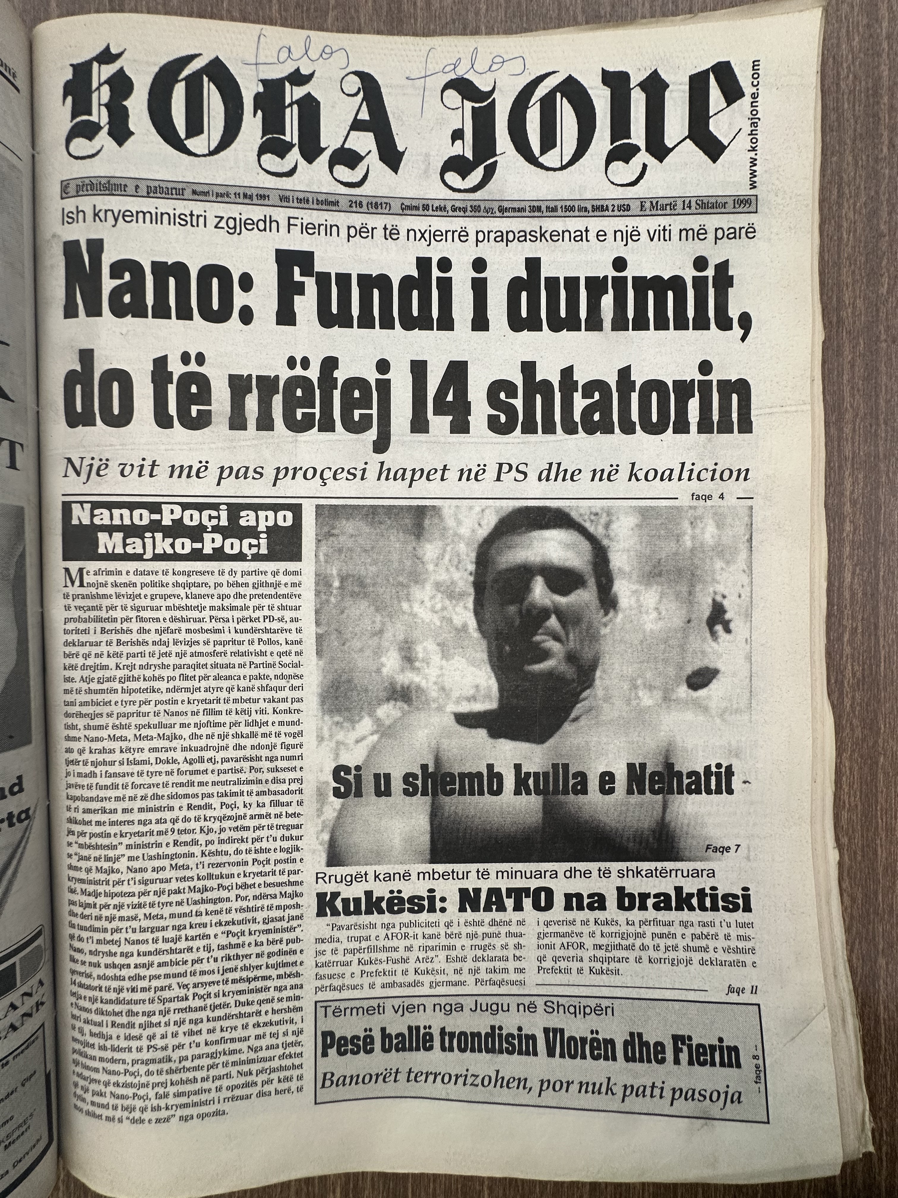 Koha Jonë 1999-02-14