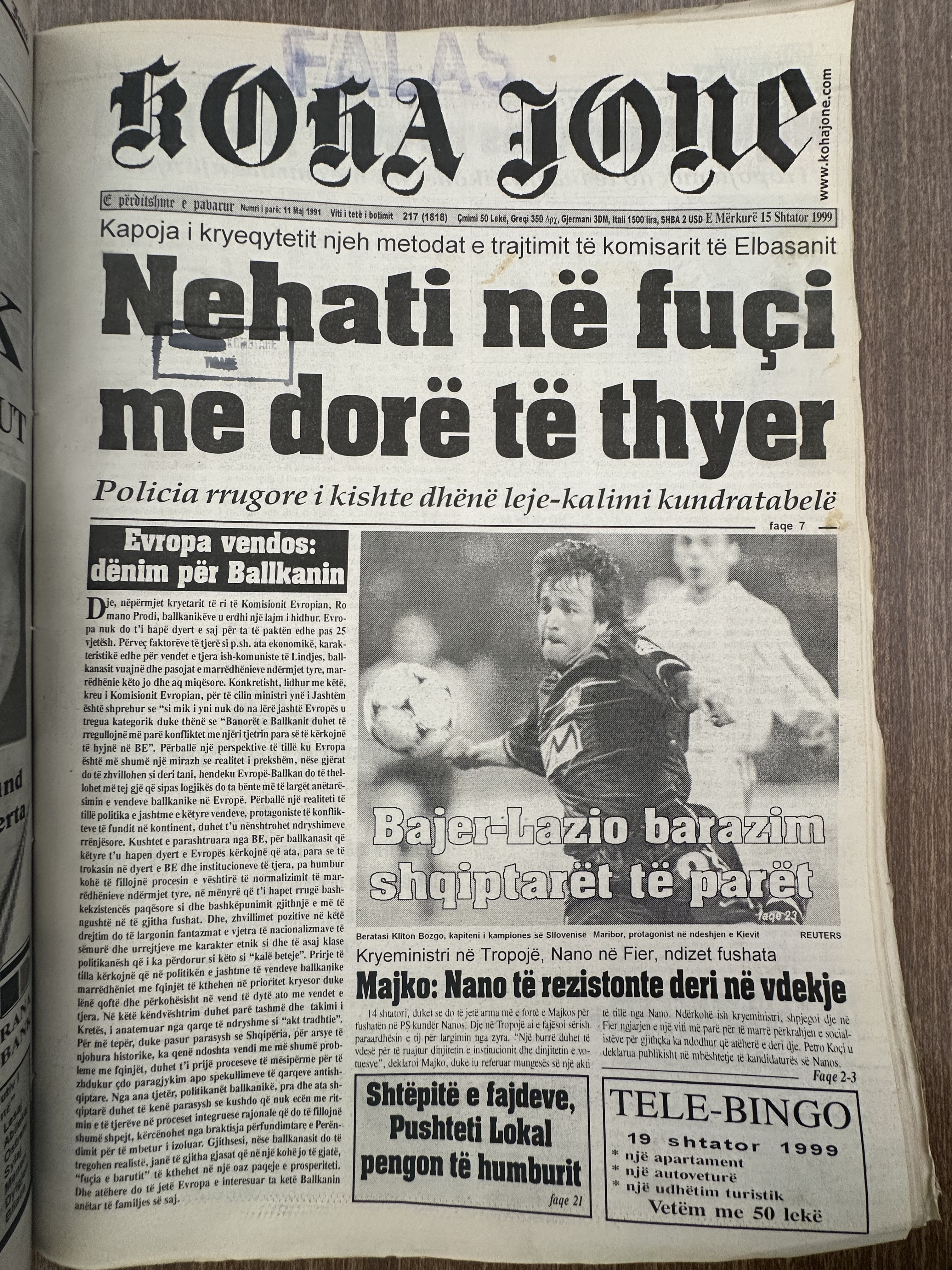 Koha Jonë 1999-09-15