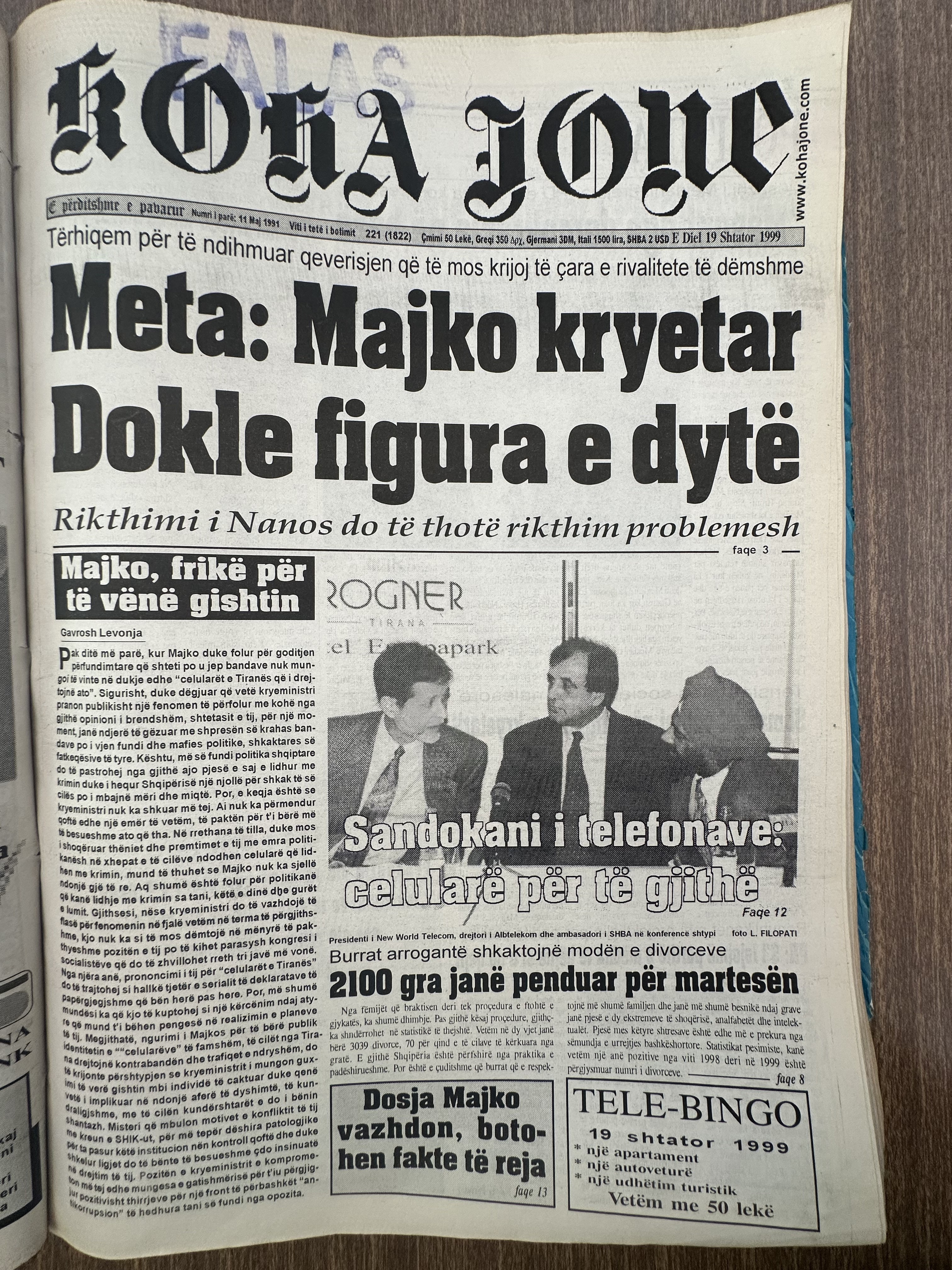 Koha Jonë 1999-07-19
