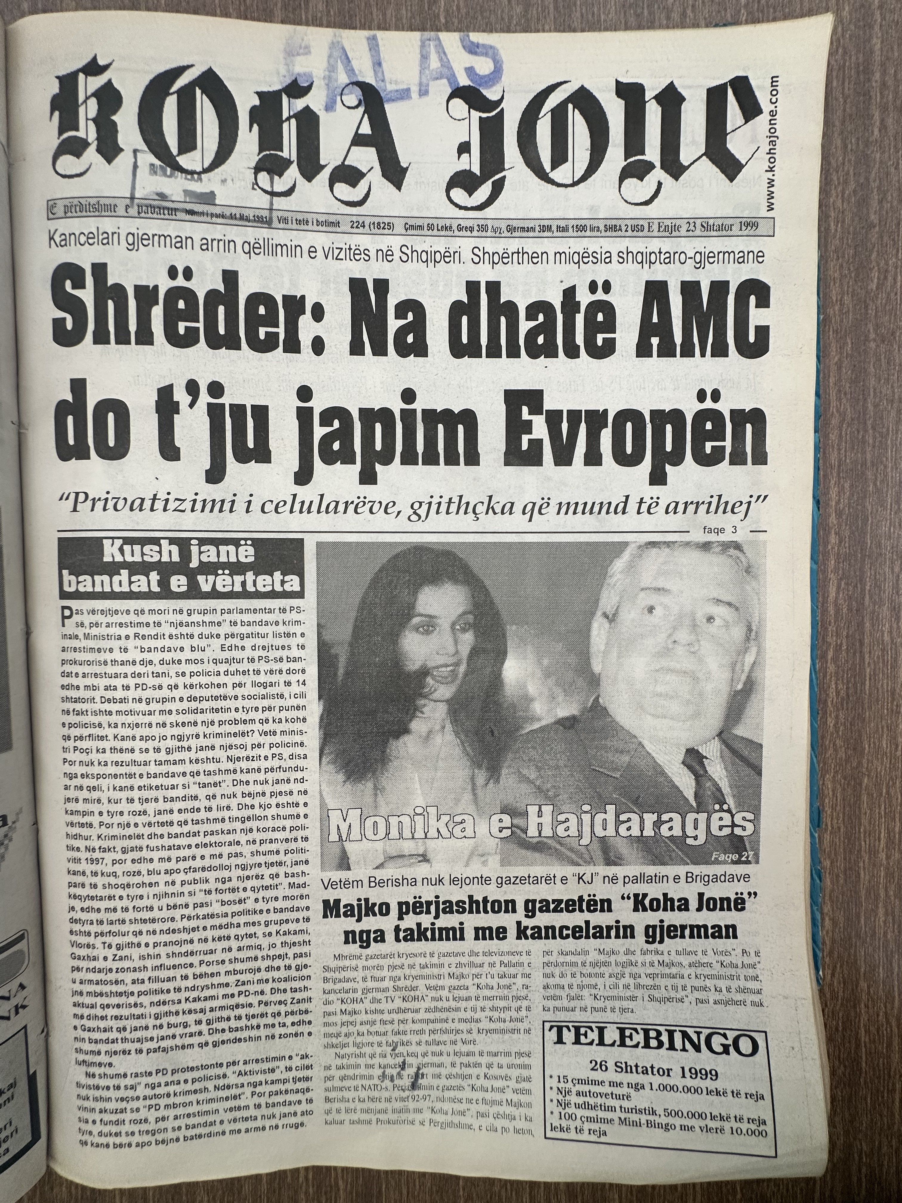 Koha Jonë 1999-02-25