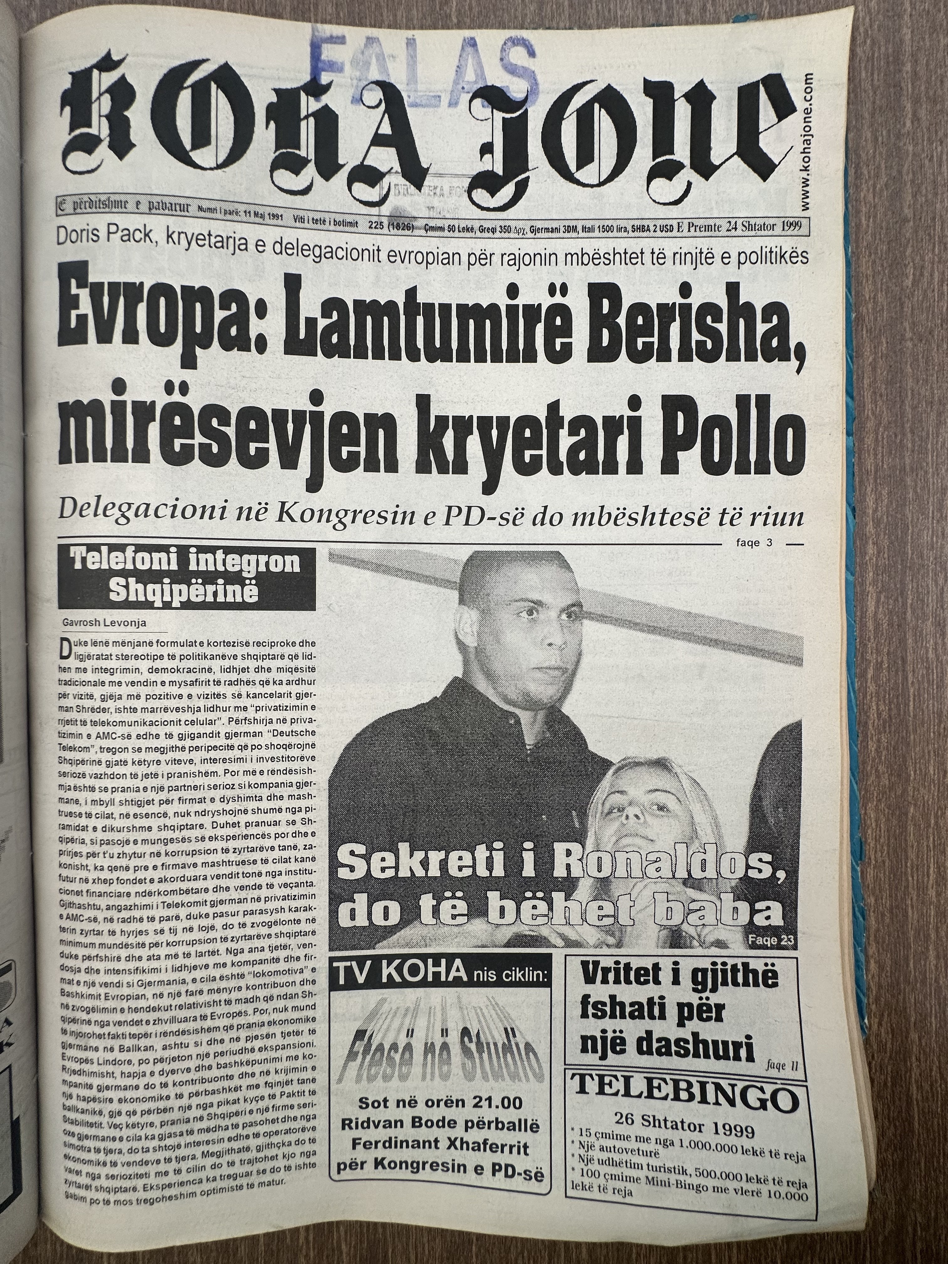 Koha Jonë 1999-09-24